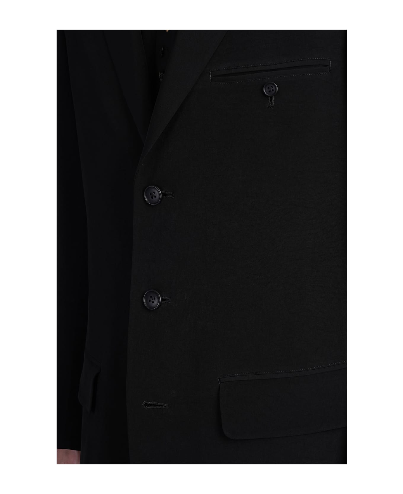 Yohji Yamamoto I Blazer In Black Triacetate - black