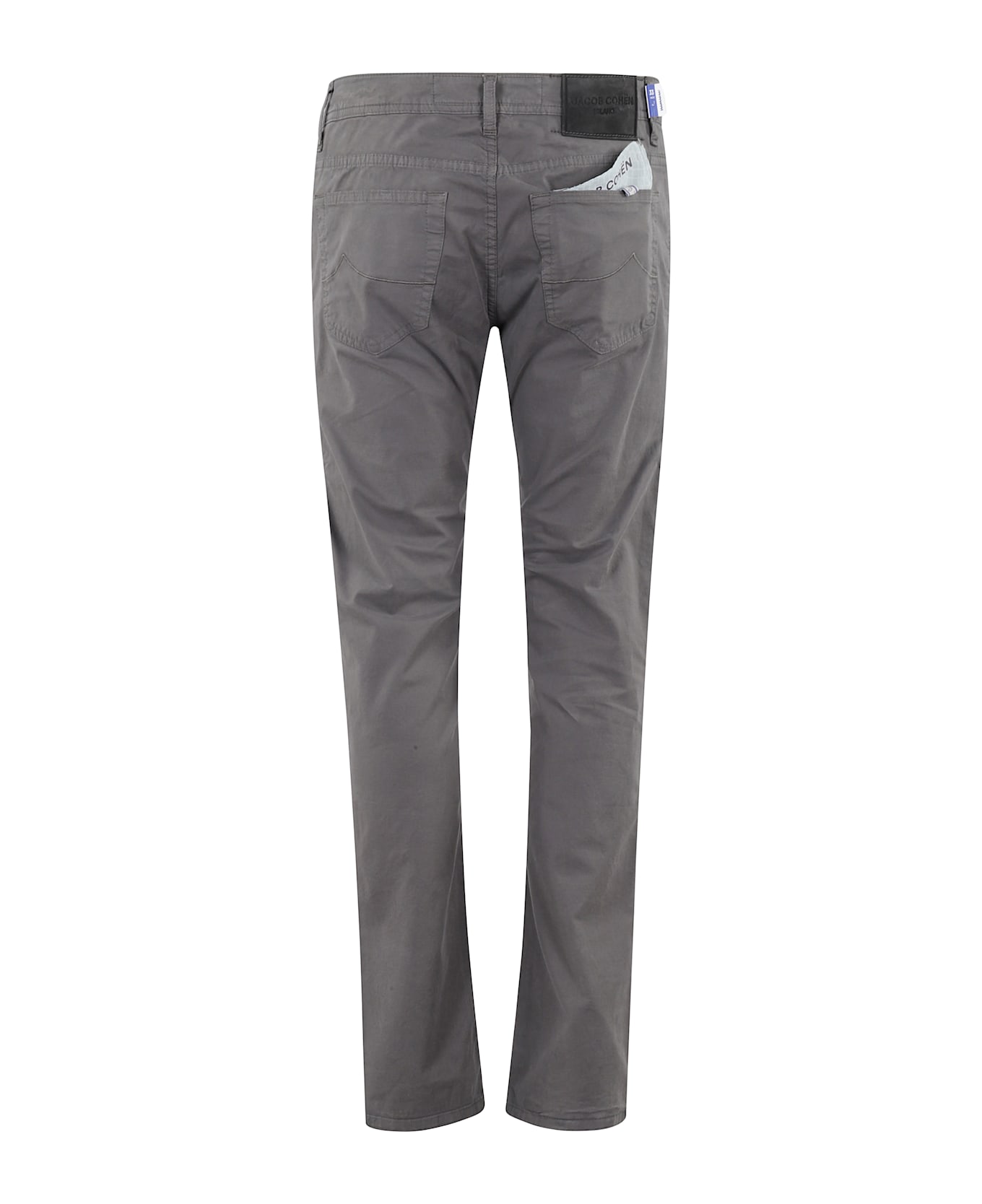 Jacob Cohen Bard 5 Tasche Gabardina Stretch - Grigio Piombo