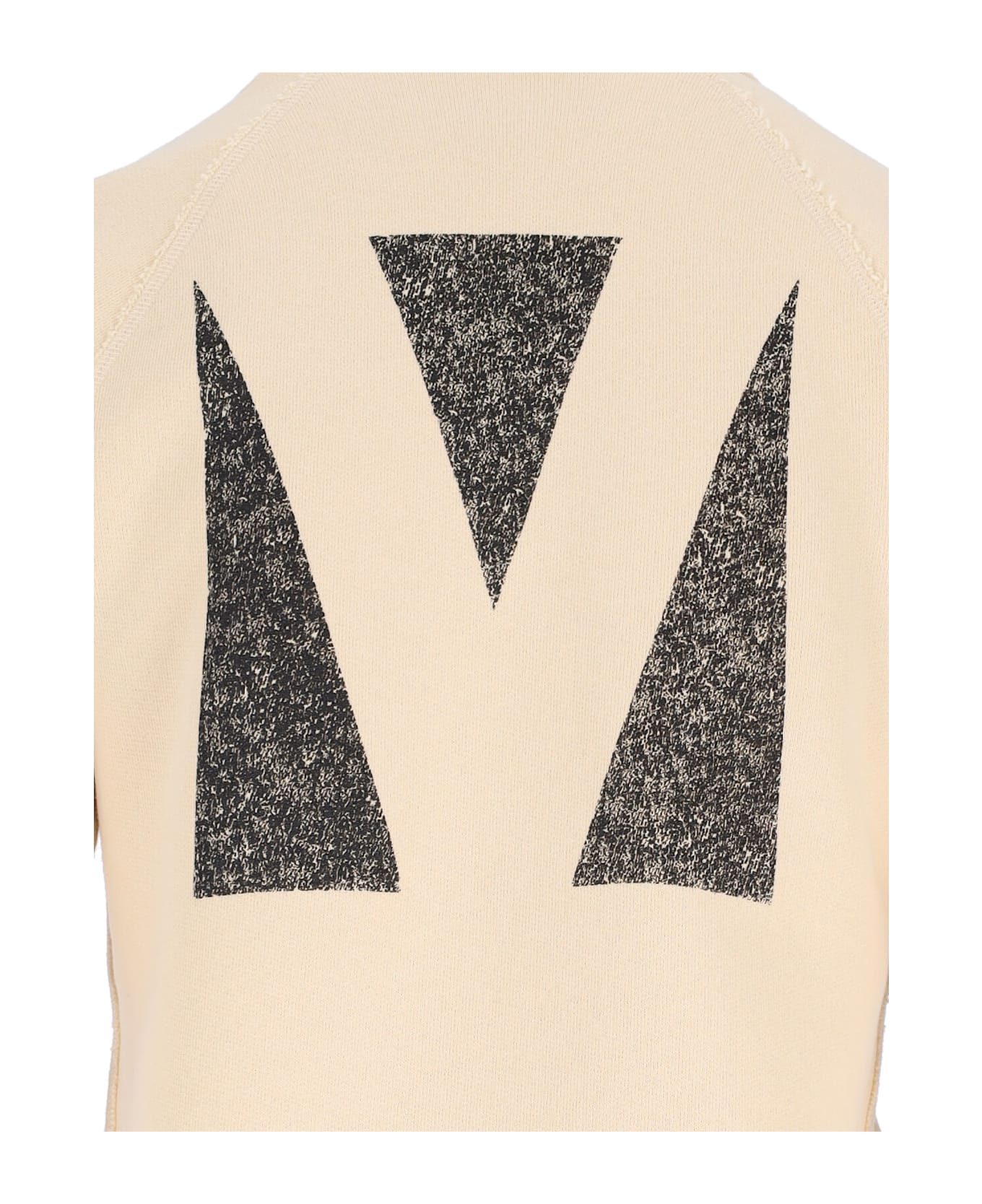 Valentino Logo Crewneck Sweatshirt - Cream