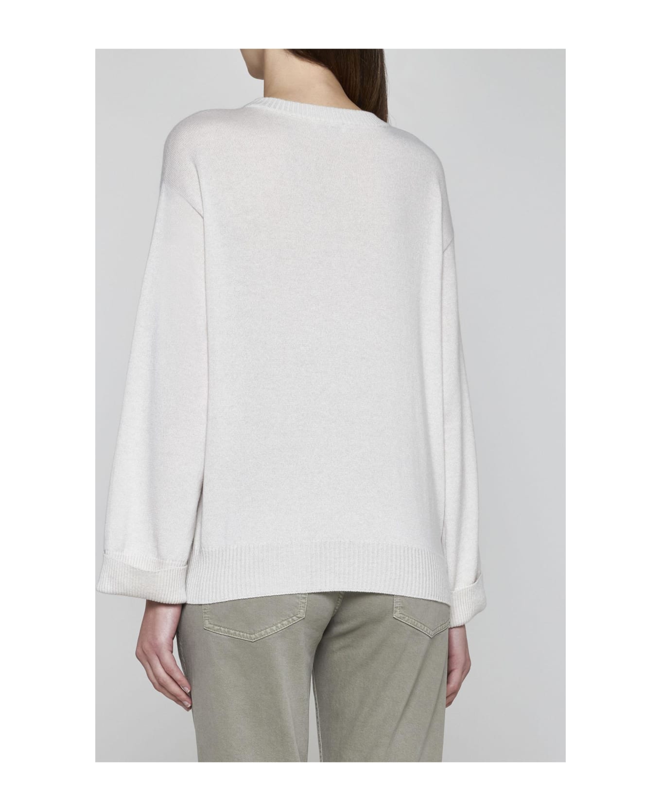 Brunello Cucinelli Cashmere Sweater - Ivory