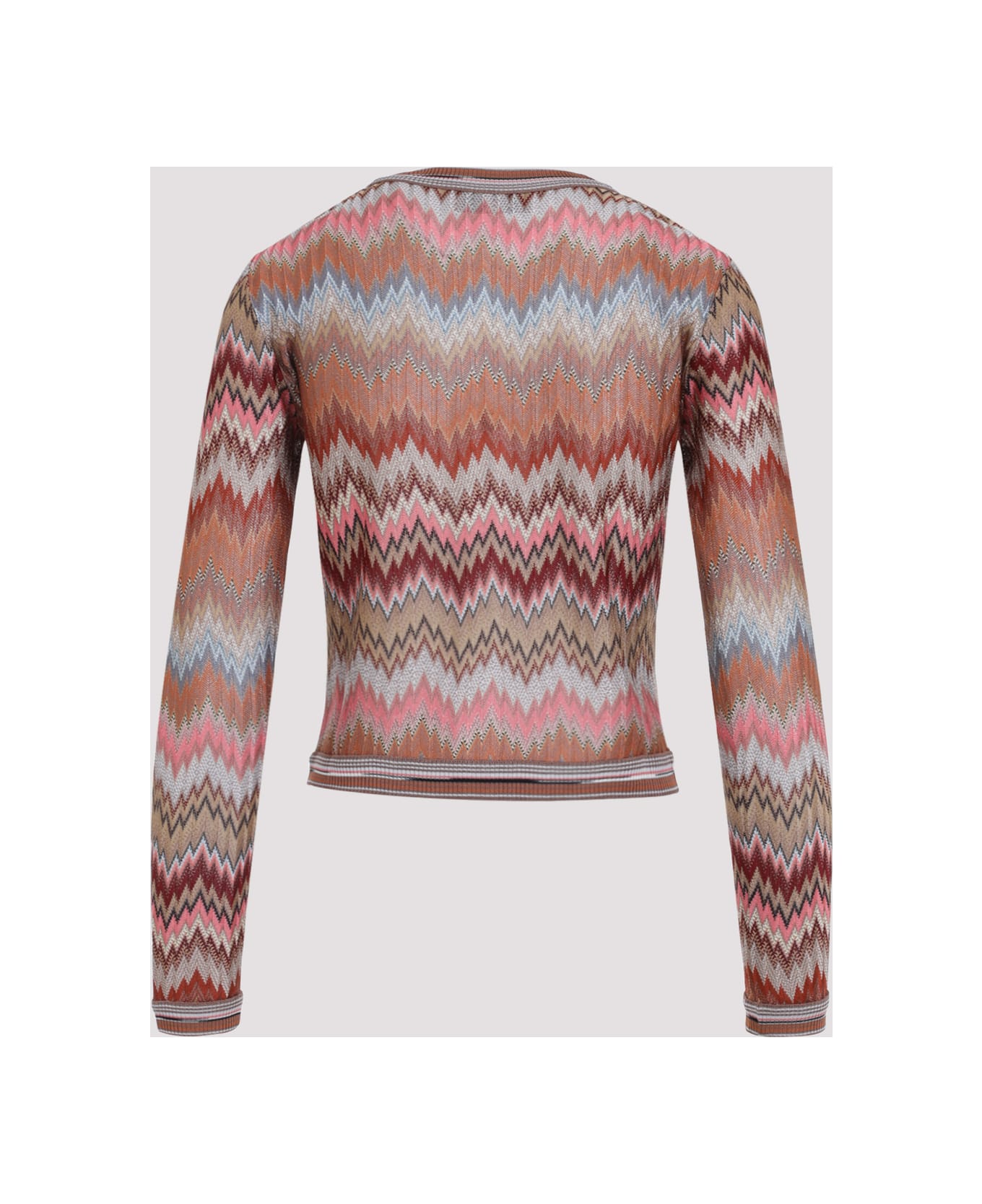 Missoni Buttoned Cardigan - Pink Rust Tones