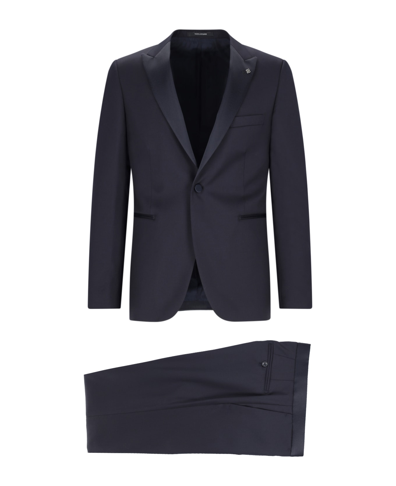 Tagliatore Single-breasted Suit With Vest - Blue スーツ