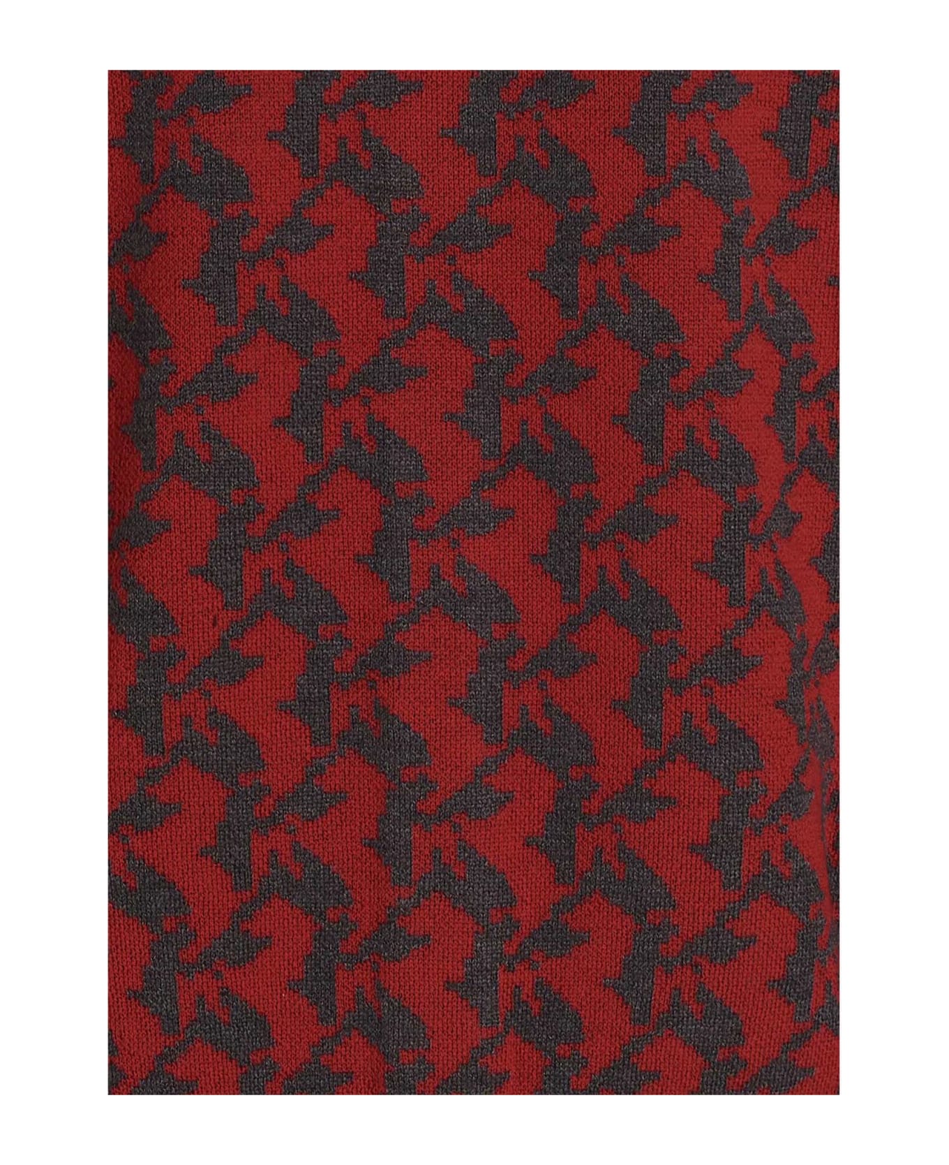 Ferrari 'cavallino' Cardigan - Red