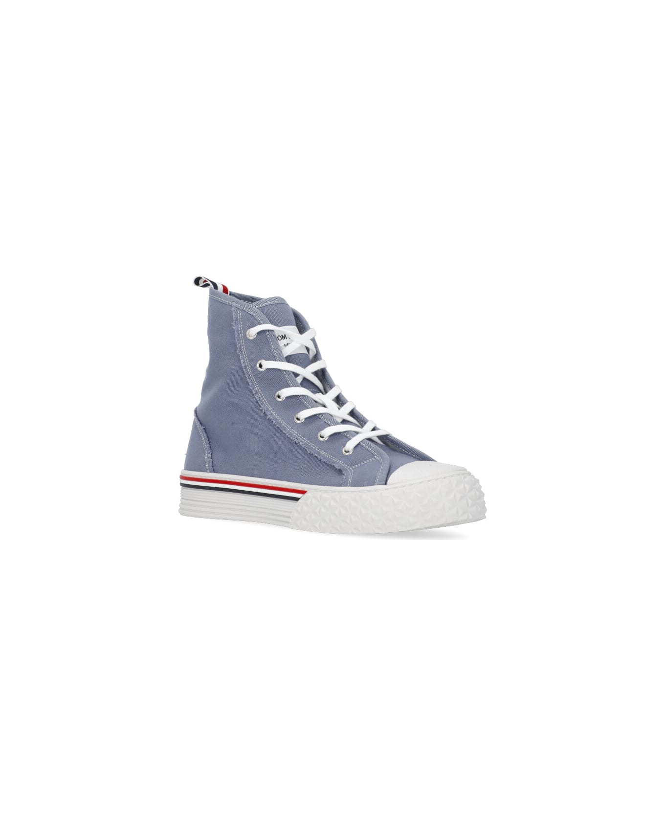 Thom Browne Sneakers In Light Blue Canvas - Light Blue スニーカー