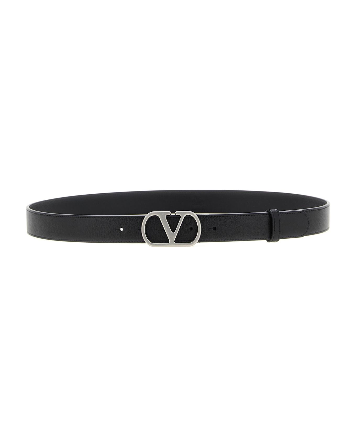 Valentino Garavani Vlogo Signature Belt - Black  