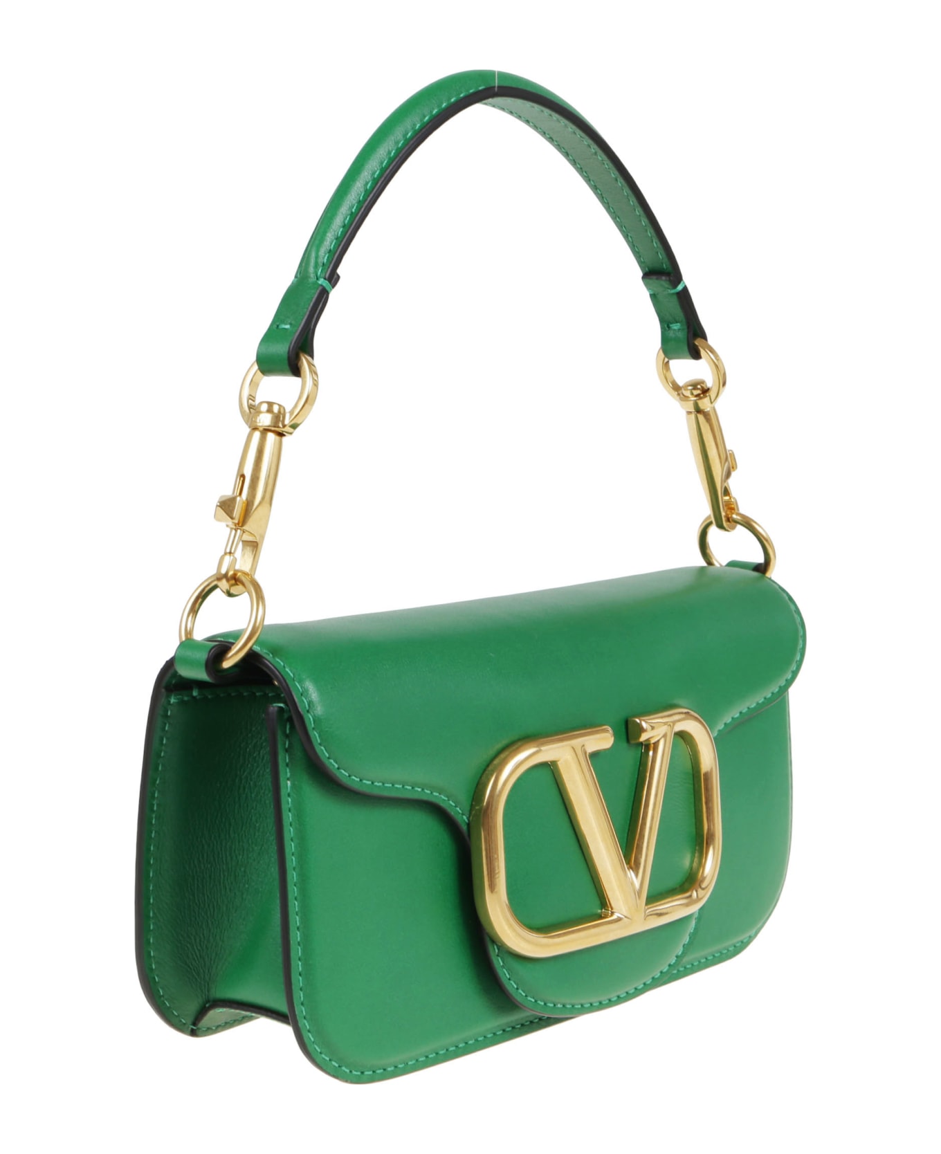 Valentino Garavani Small Shoulder Bag Loco` - Pa Gea Green