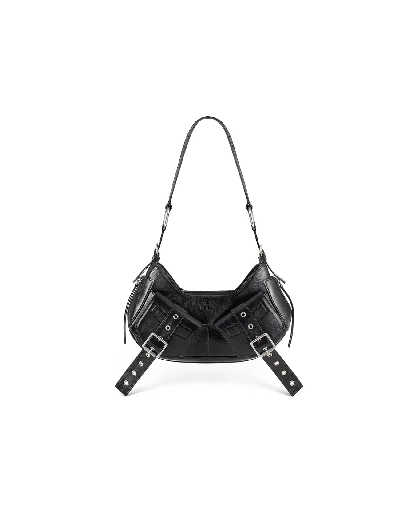 Biasia Y2k Shoulder Bag - Black