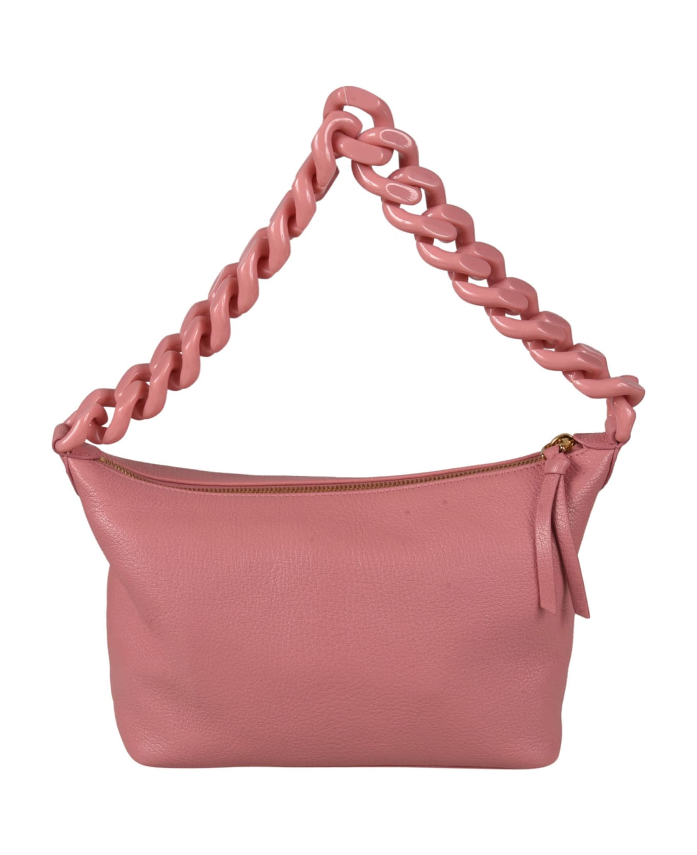 Miu Miu Chain Strap Logo Embossed Shoulder Bag - Pink トートバッグ