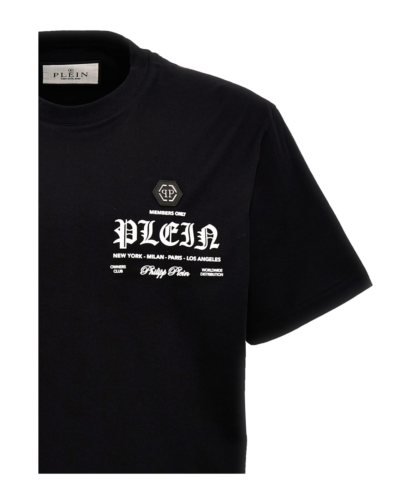 Philipp Plein Rubberized Logo T-shirt - Black  
