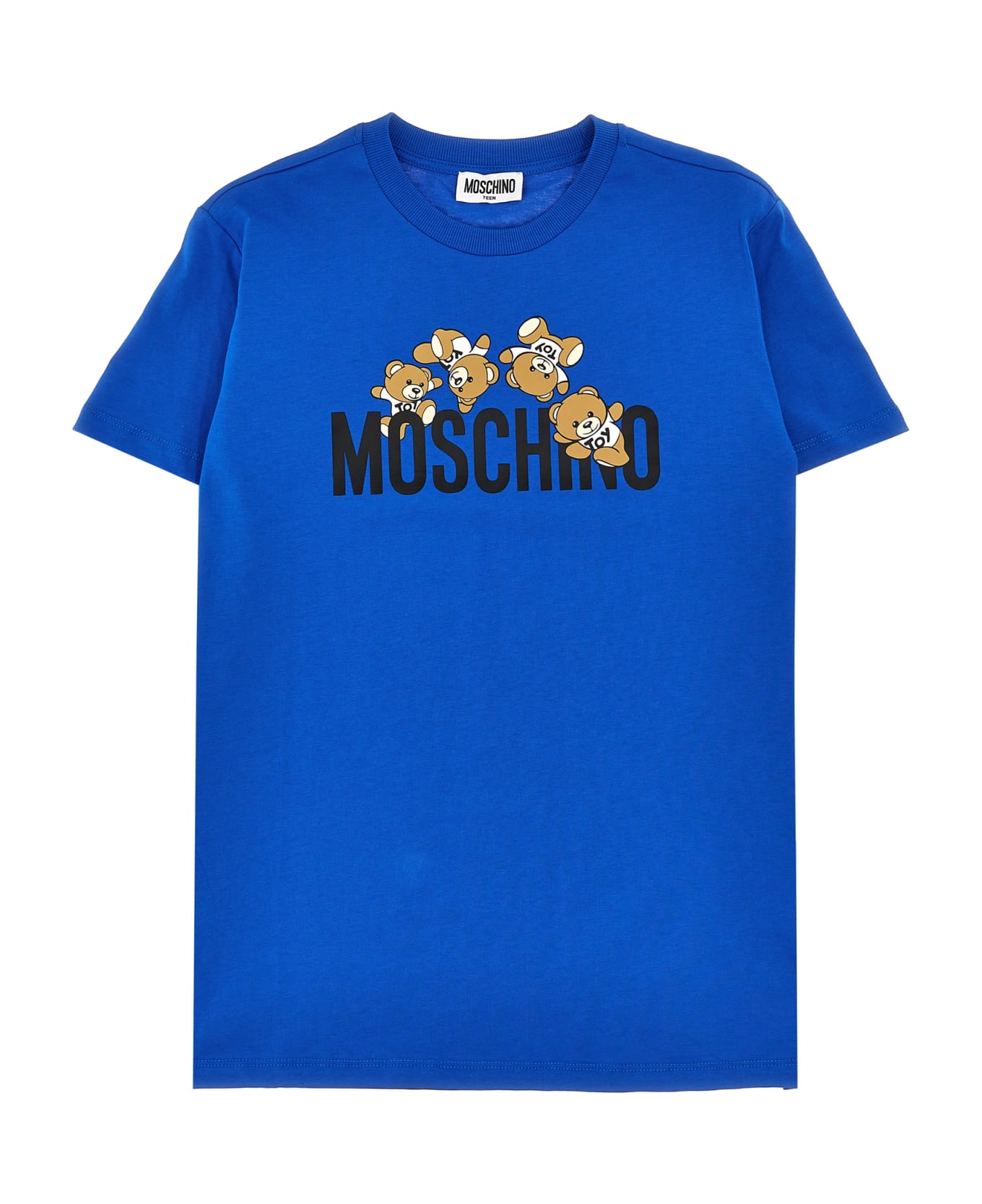 Moschino Logo Print T-shirt - Blue Tシャツ＆ポロシャツ