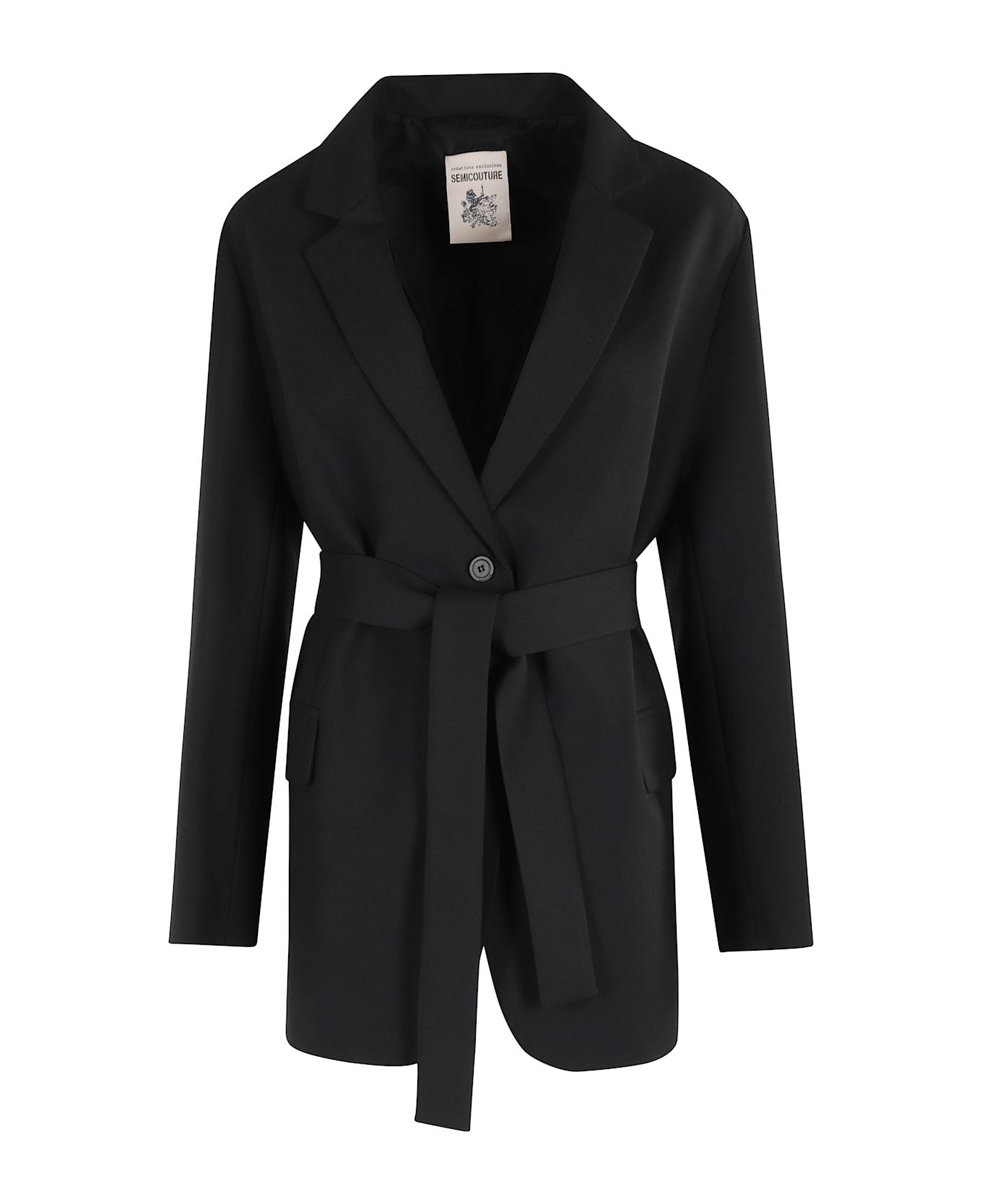 SEMICOUTURE Giacca Christiana - Nero