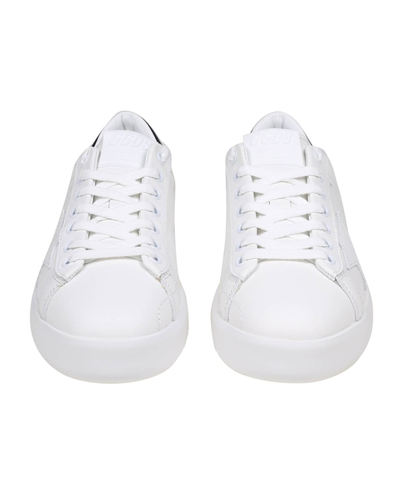 Golden Goose Pure Star Sneakers - White/blue