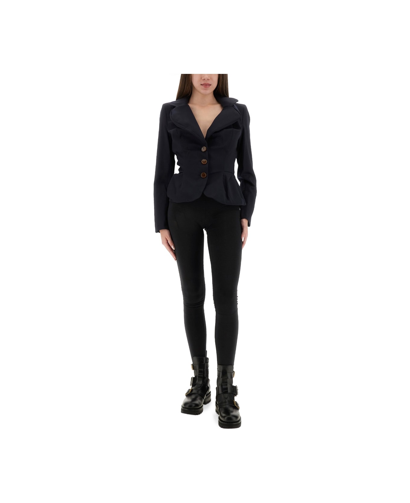 Vivienne Westwood "drunken" Tailored Jacket - BLUE