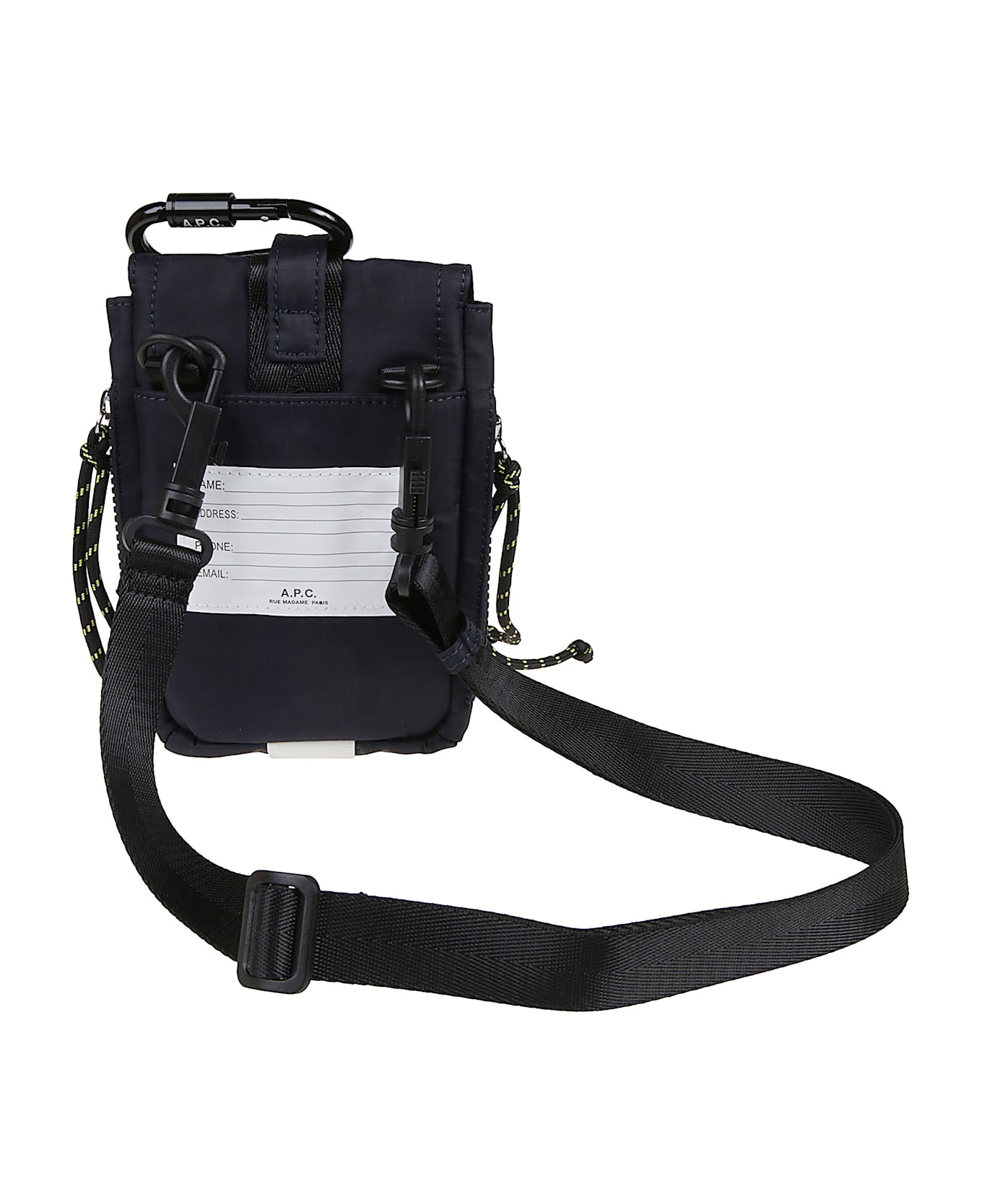 A.P.C. Trek Crossbody Pouch - Iak Dark Navy