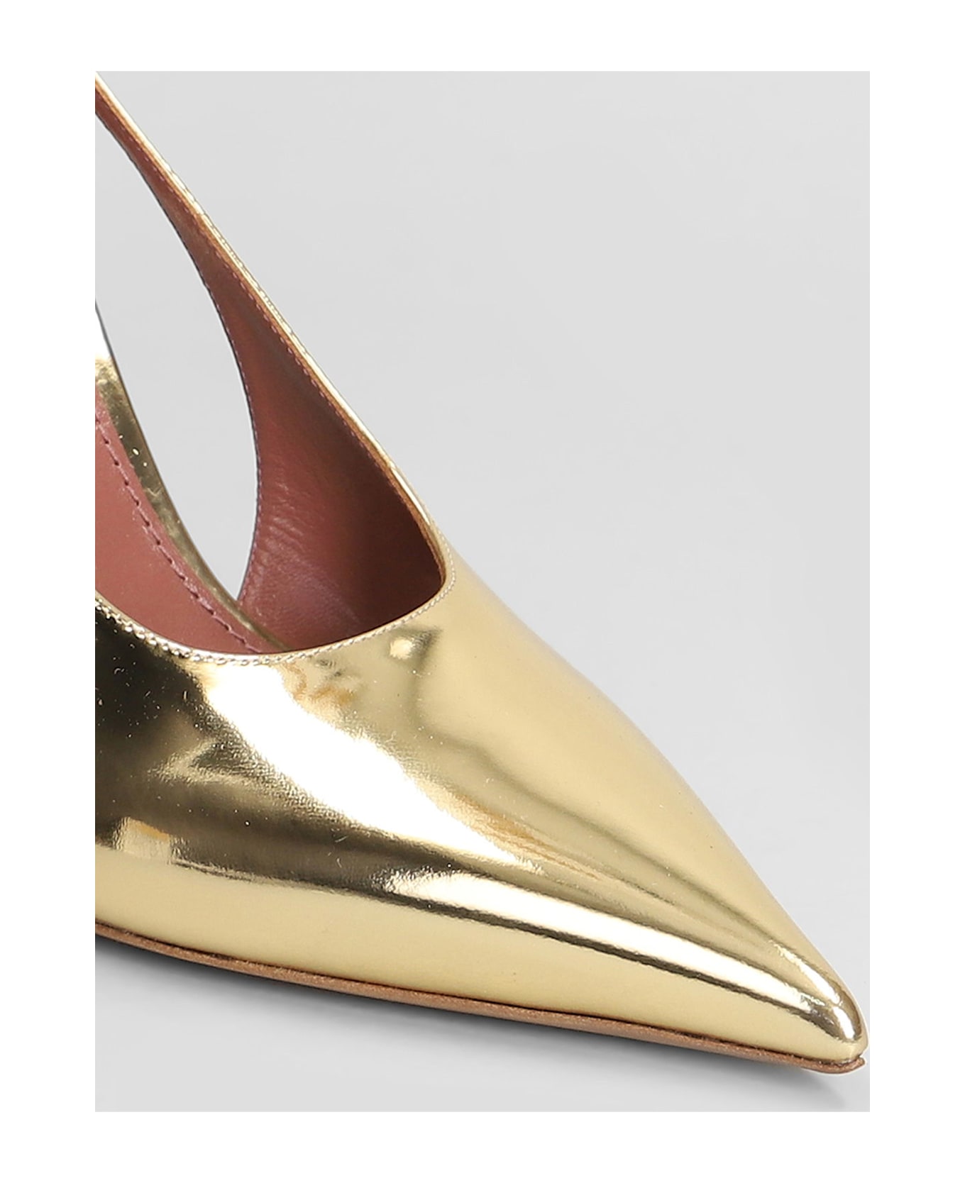 Paris Texas Jessica Slingback 95 Pumps In Gold Leather - gold