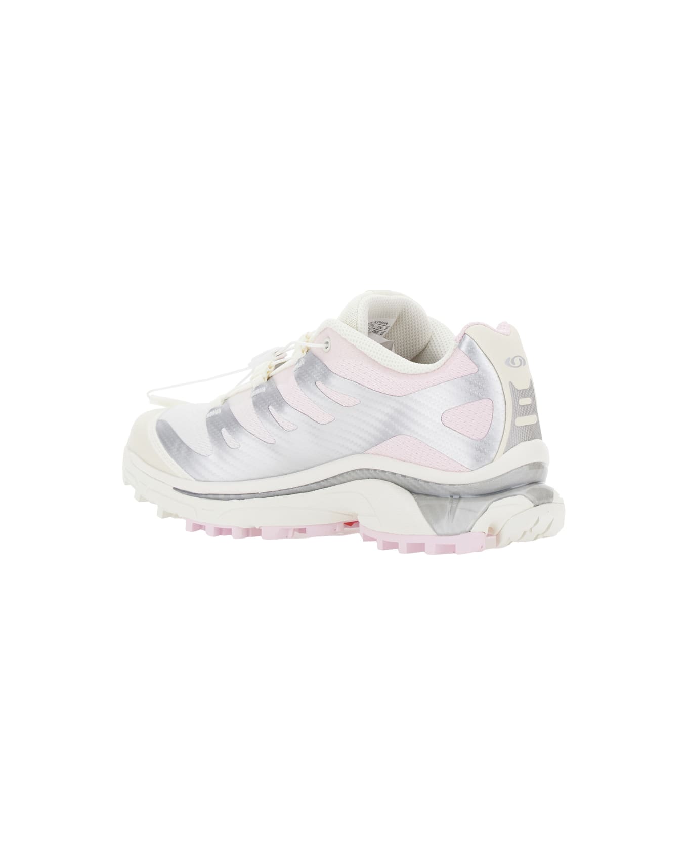 Salomon 'xt-4 Og' Pink Low Top Sneakers With Mesh Panels In Fabric Unisex - Pink