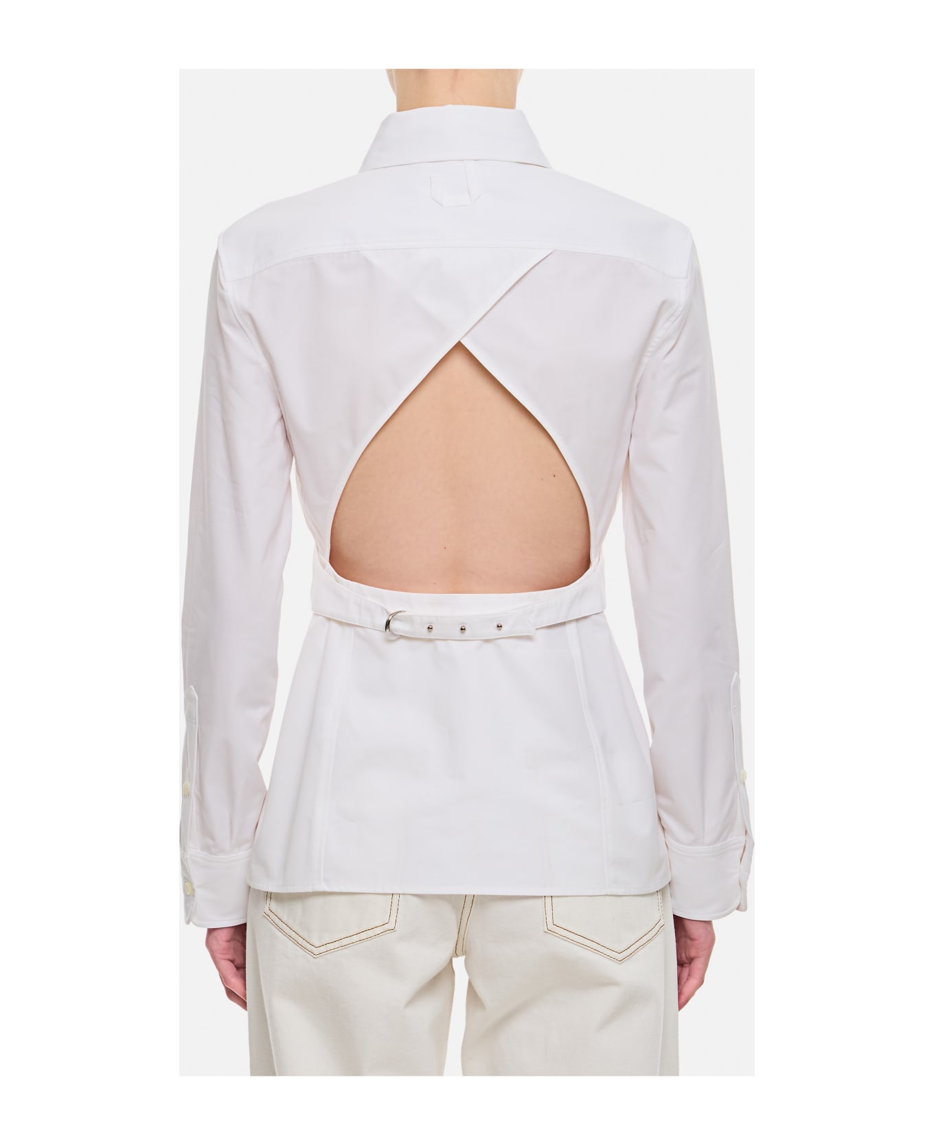 Jacquemus Single Pocket Fitted Shirt - White