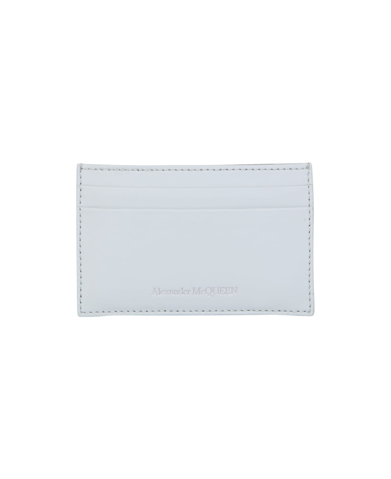 Alexander McQueen Minimal White Cardholder - White