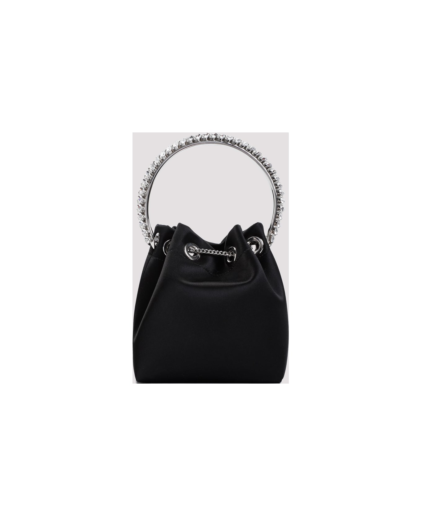 Jimmy Choo Bon Bon Handbag - Black Crystal