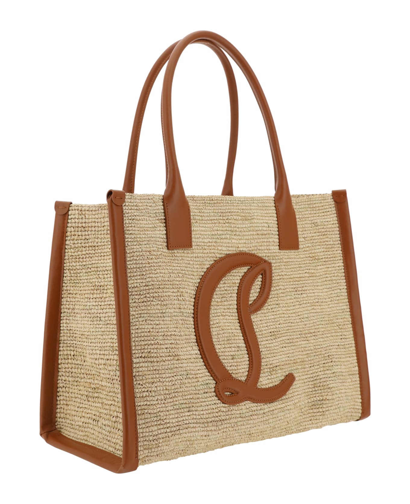 Christian Louboutin By My Side Large Tote Handbag - Natural/cuoio
