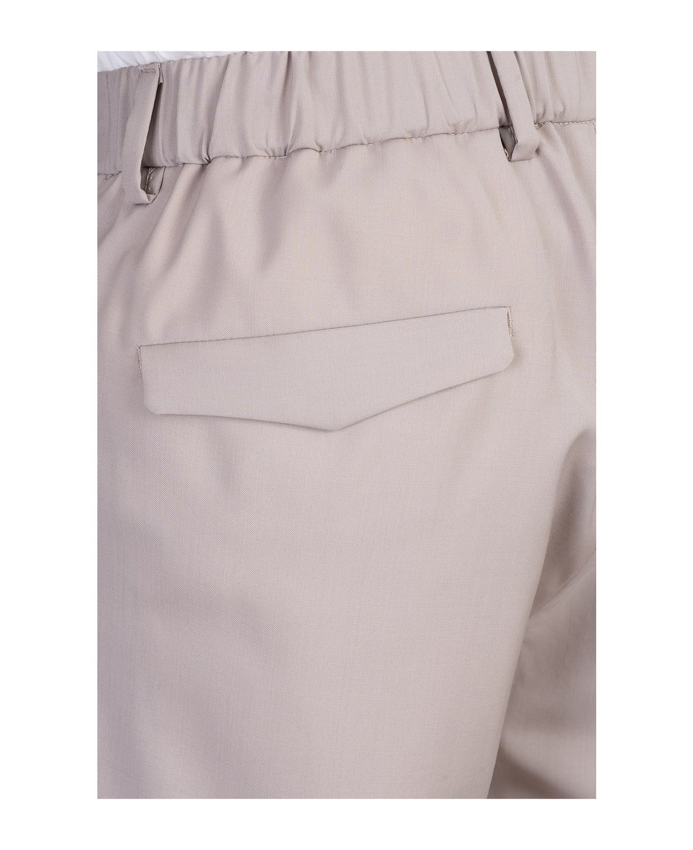 Barena Pinco Pants In Beige Wool - beige