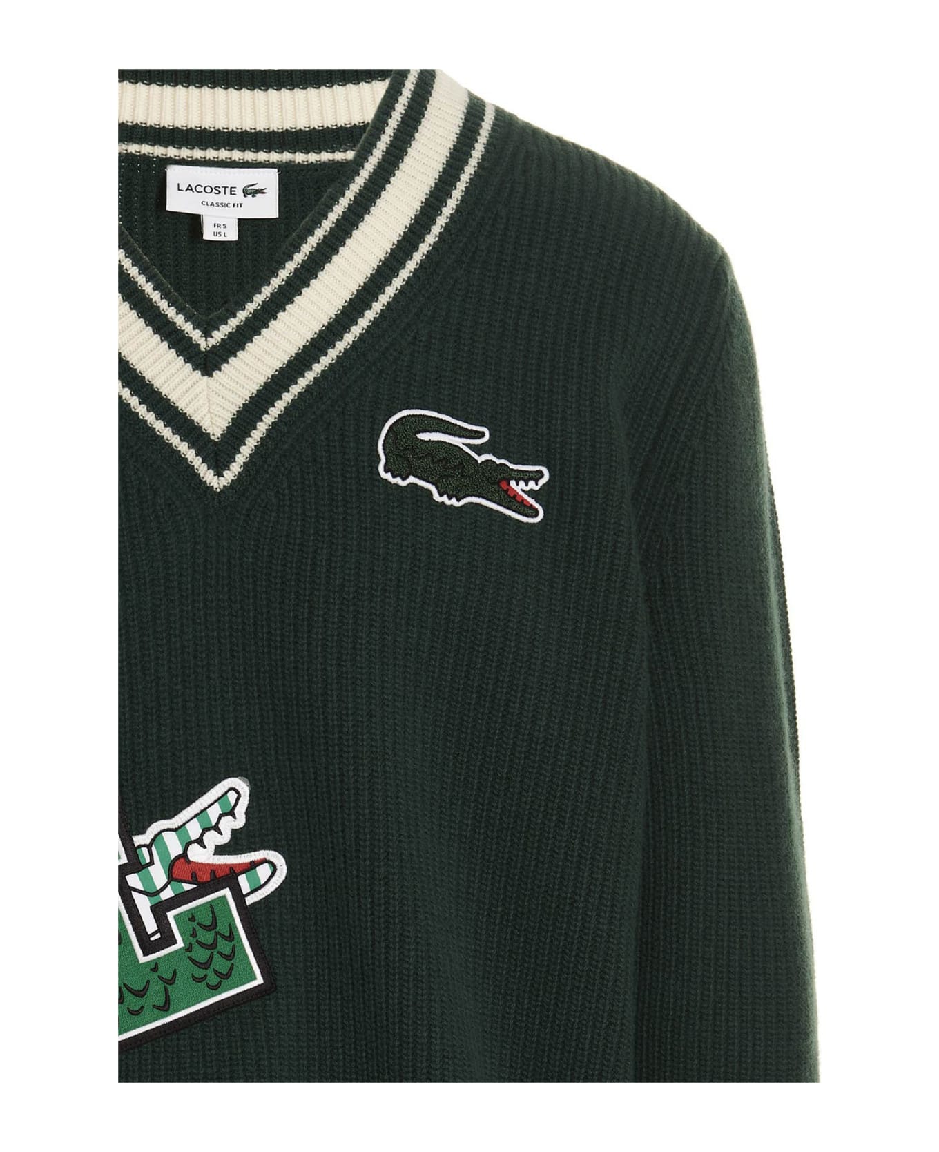 Lacoste Logo Patch Sweater Italist