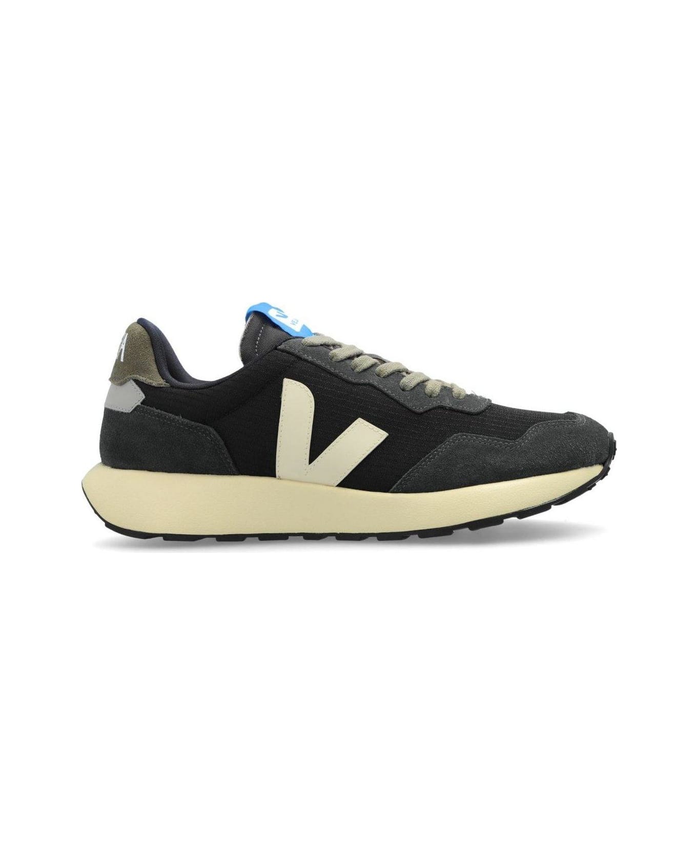Veja Paulistana Ripstop Lace-up Sneakers - BLACK/GREY