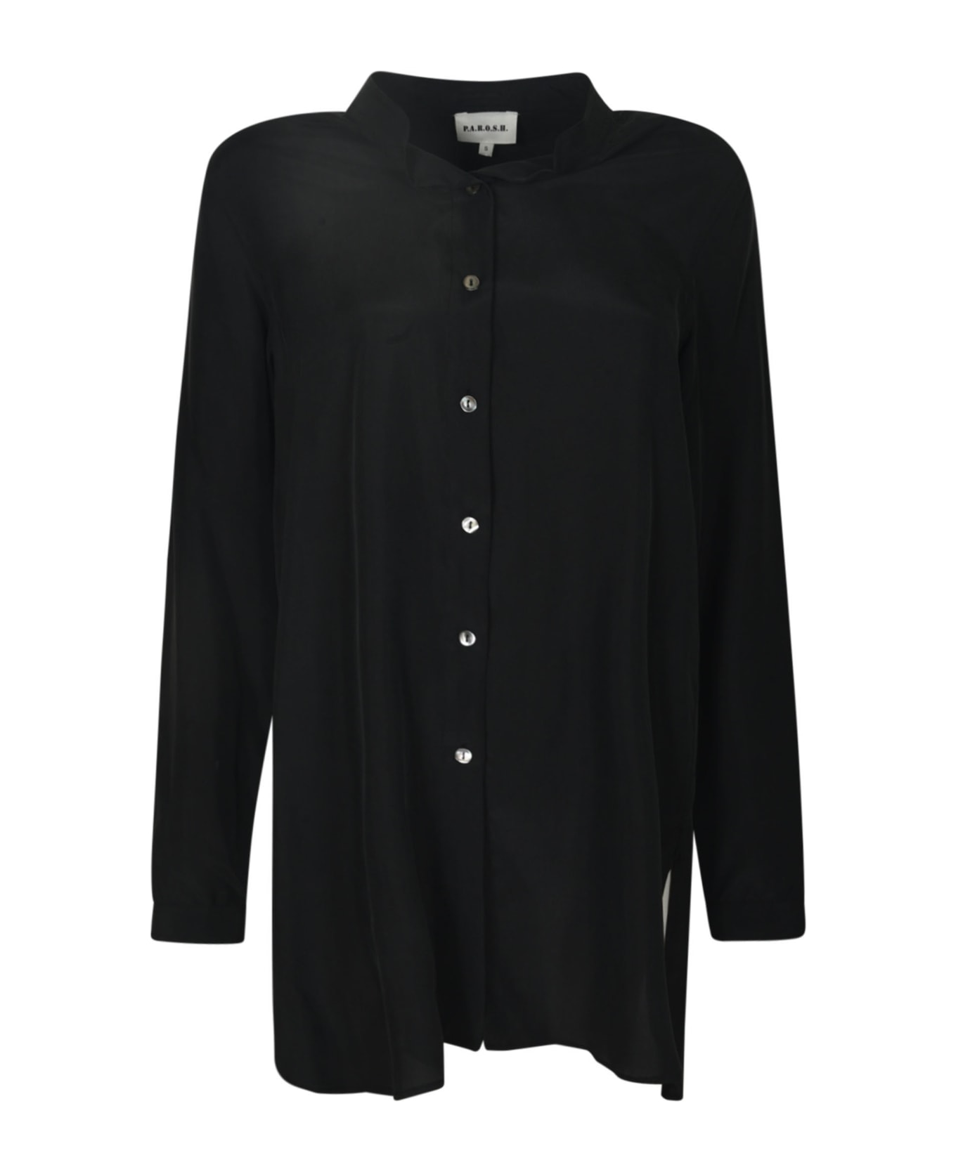 Parosh Long-sleeved Shirt - Black