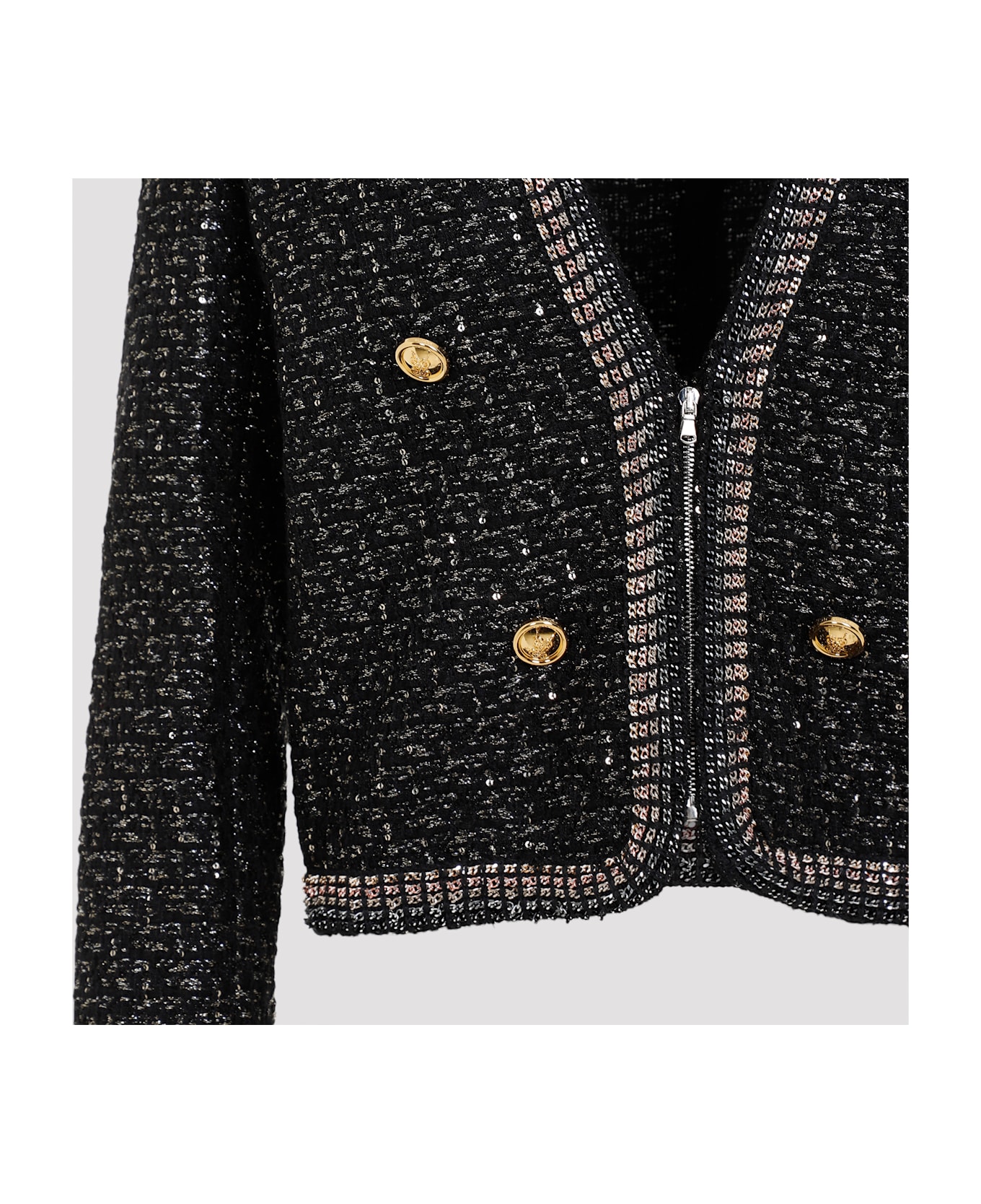 コート GIAMBATTISTA VALLI CHECKED BOUCLE COAT Giambattista Valli Checked Bouclé Coat | italist