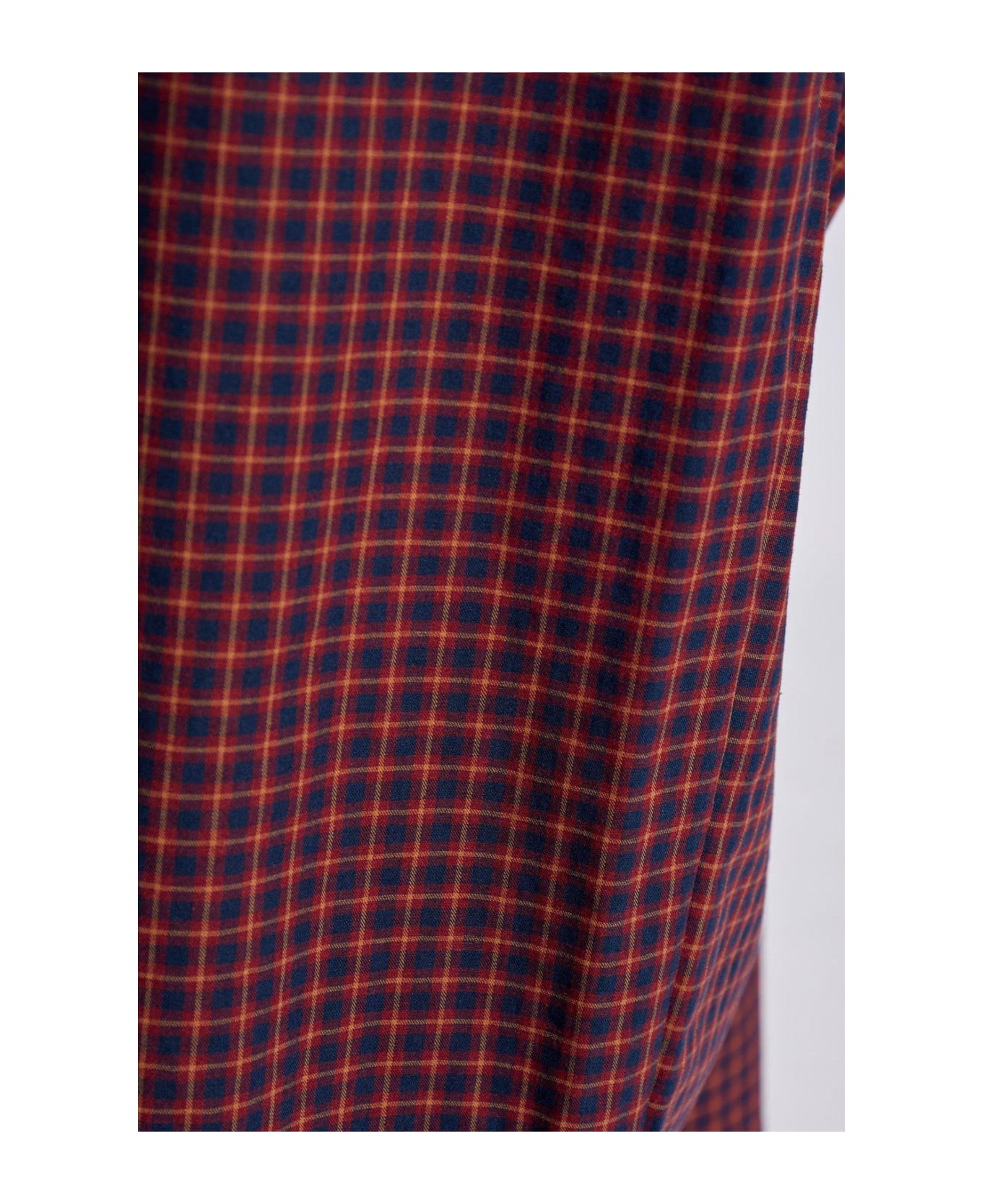 Vivienne Westwood Alien Checked Trousers - Red Navy