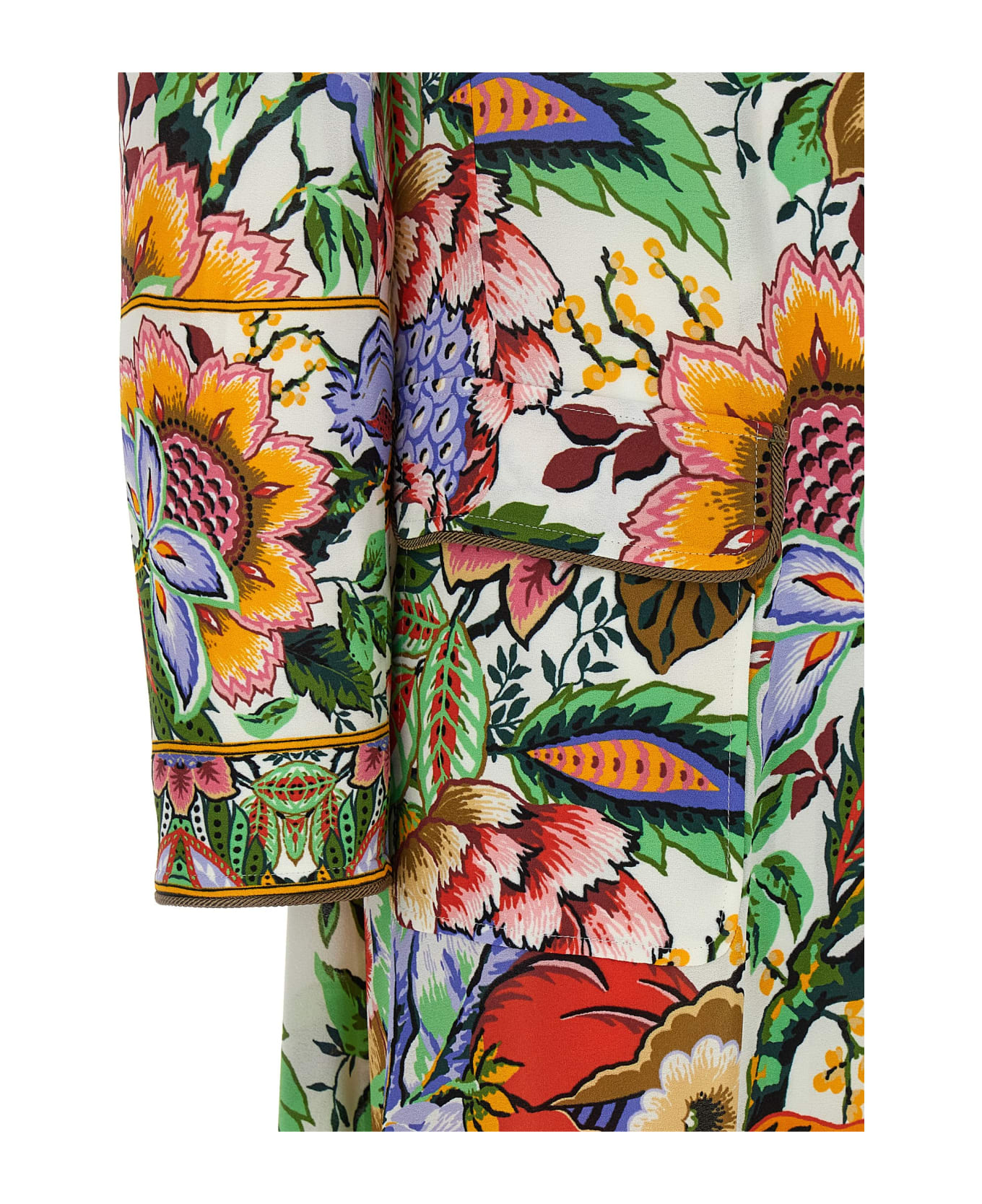 Etro Floral Coat - Multicolor