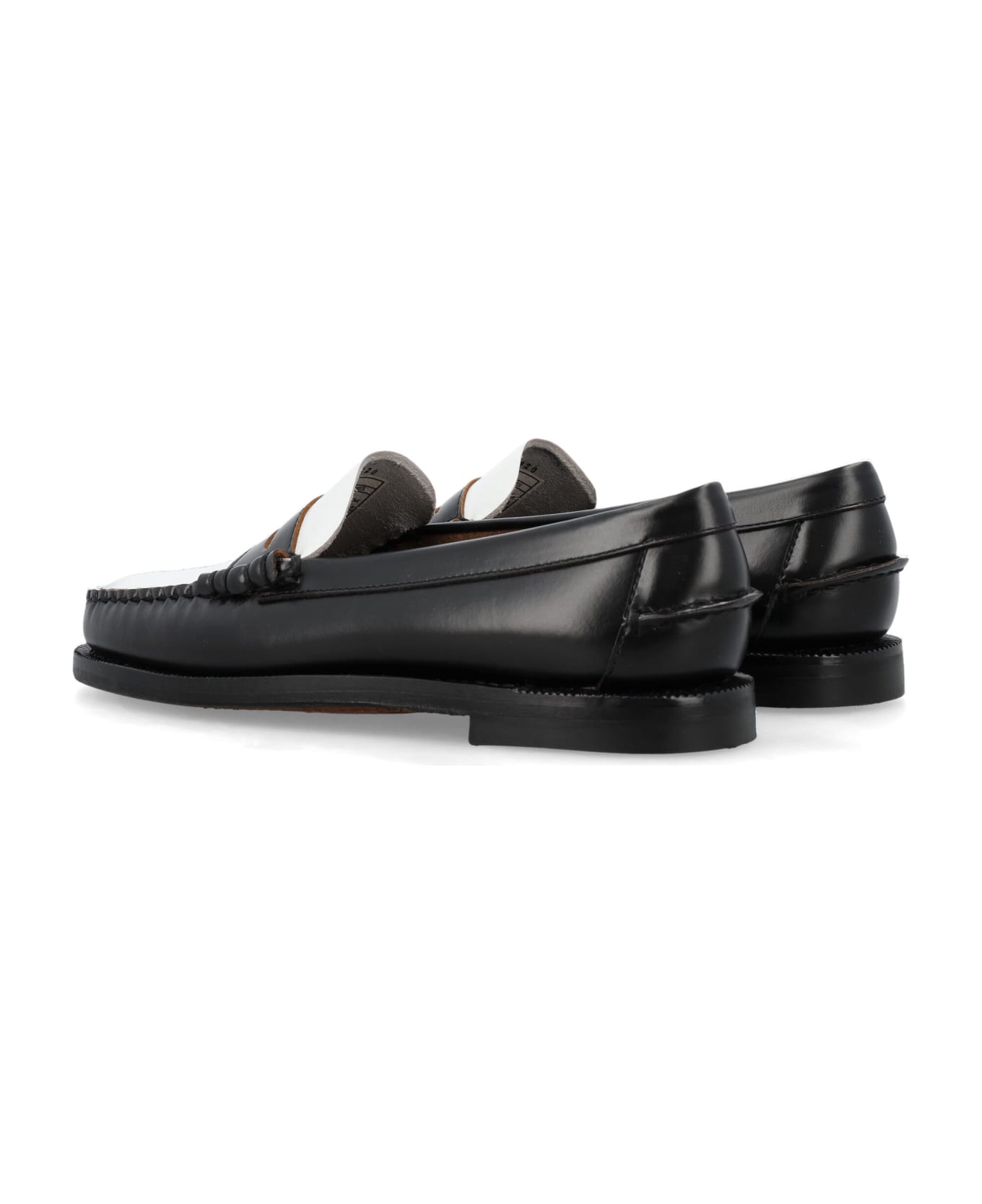 Sebago Classic Dan Loafers - BLACK WHITE