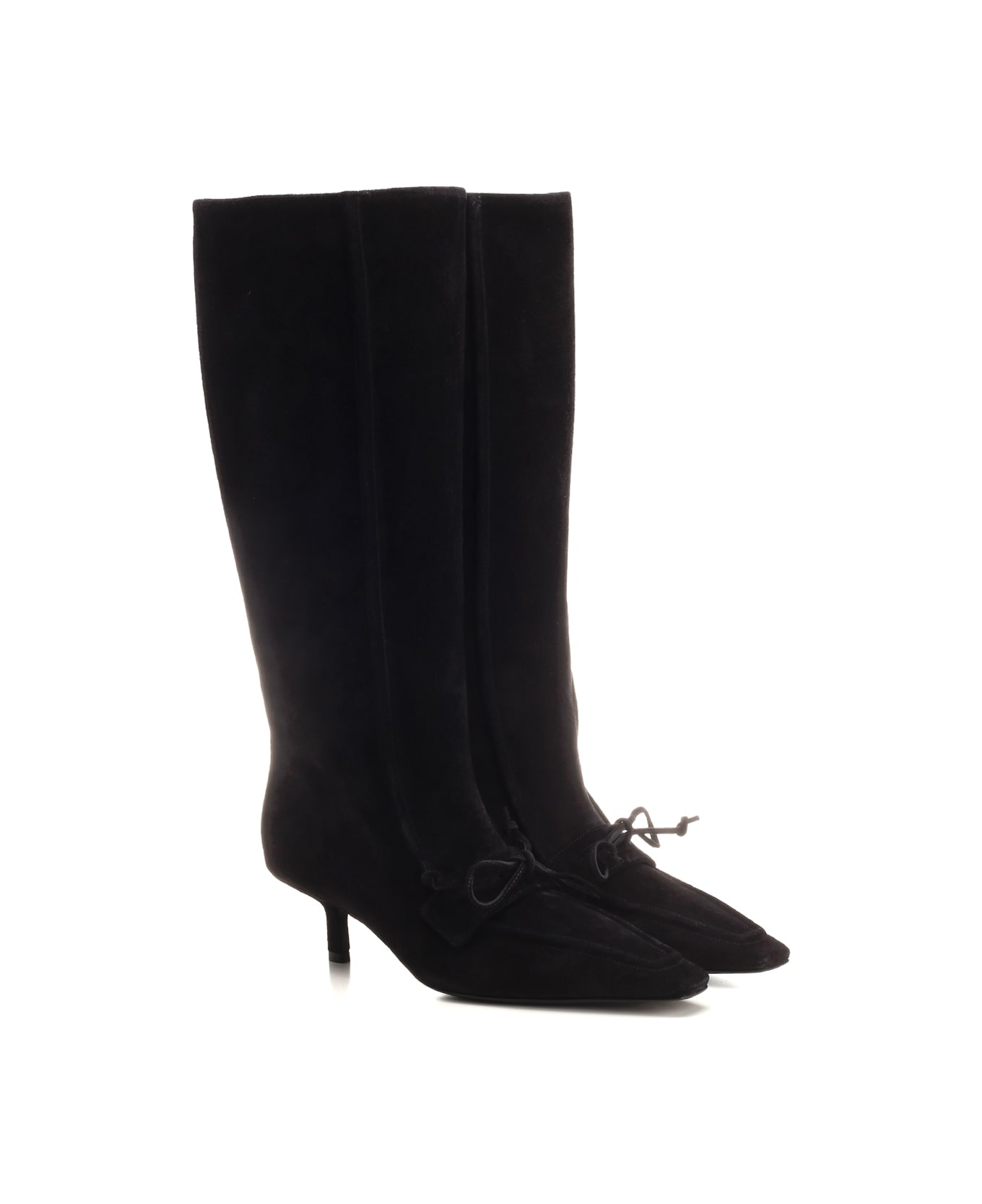 Burberry 'storm' Black Suede Boots - BLACK ブーツ
