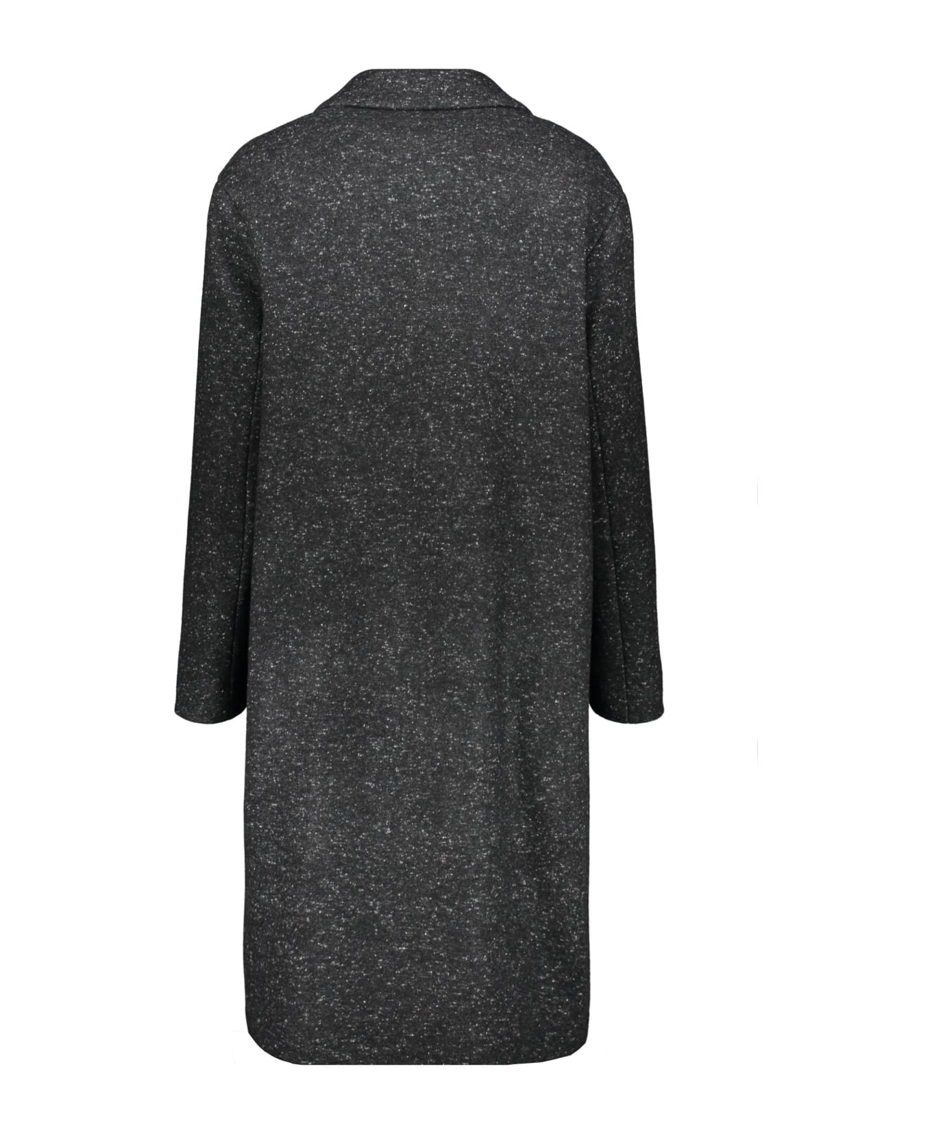 Agnona Double-breasted Cashmere Coat - black コート