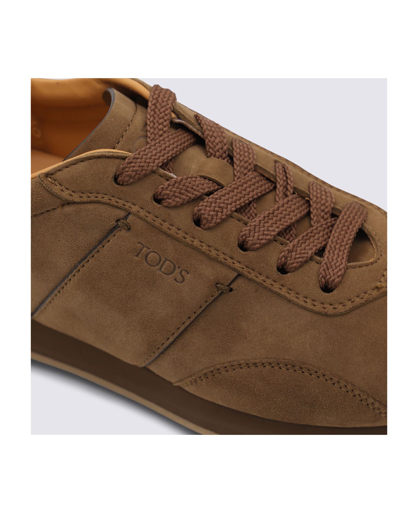 Tod
s Brown Leather Sneakers - Brown