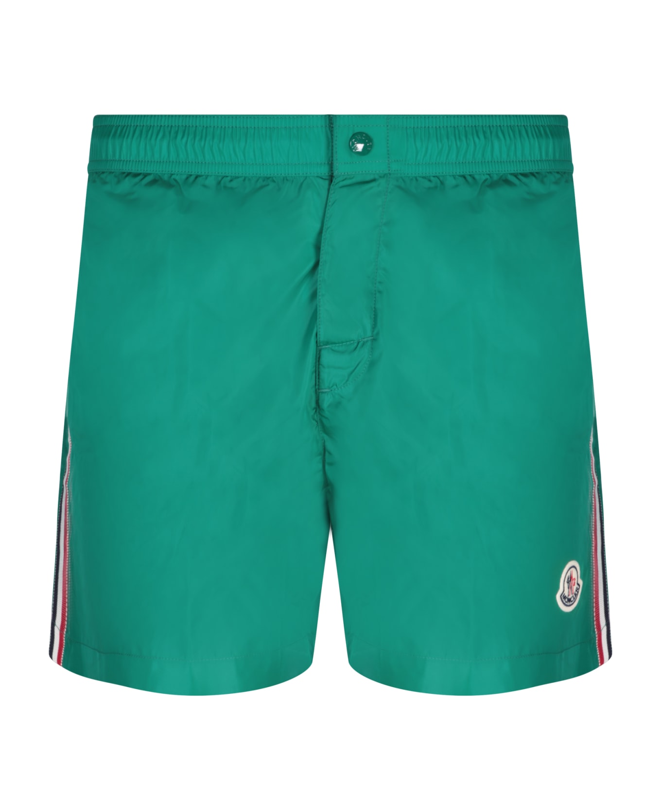 Moncler Logo Green Swimstui - Green