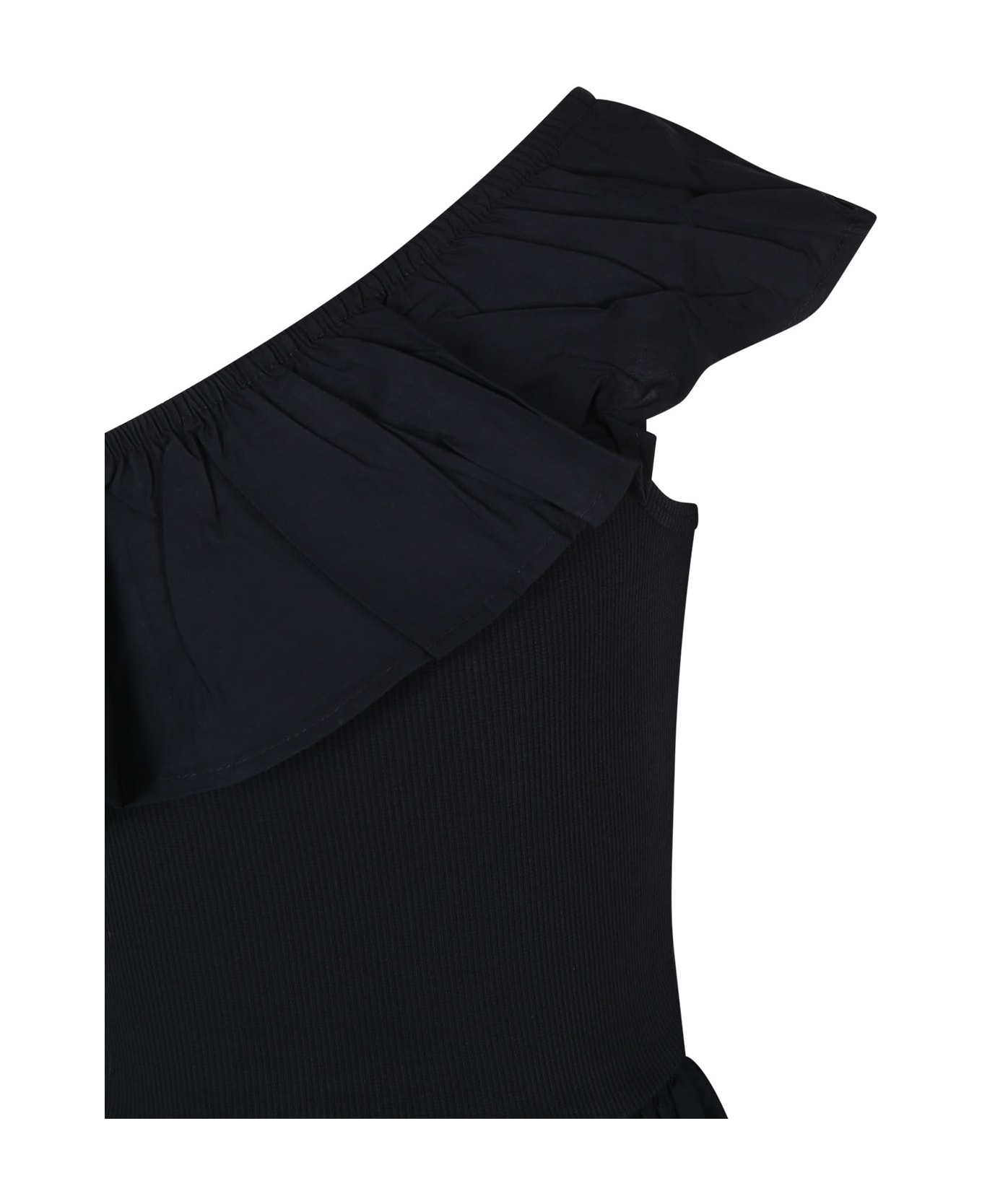 Molo Black Dress For Girl - Black