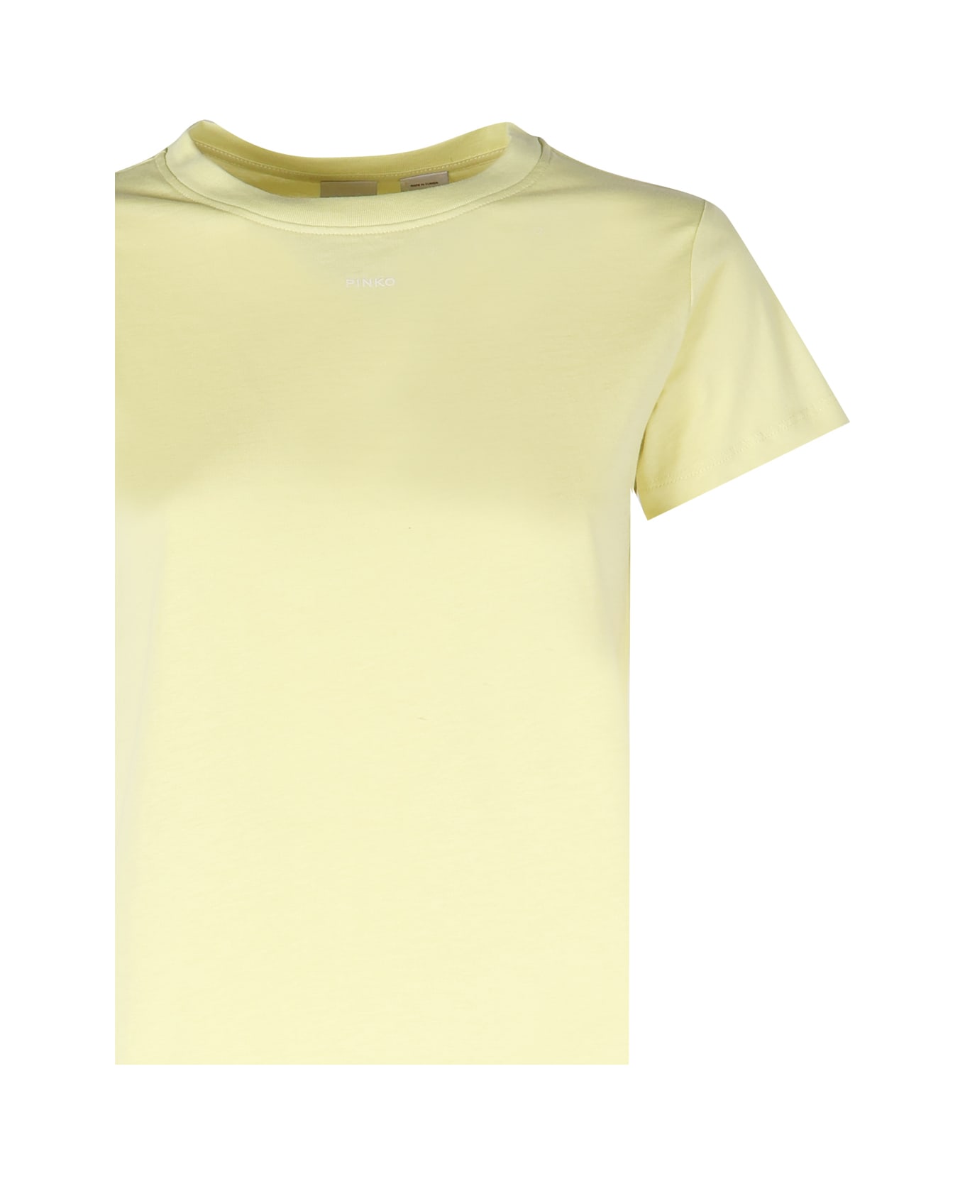 Pinko Basico T-shirt Jersey - Yellow Tシャツ