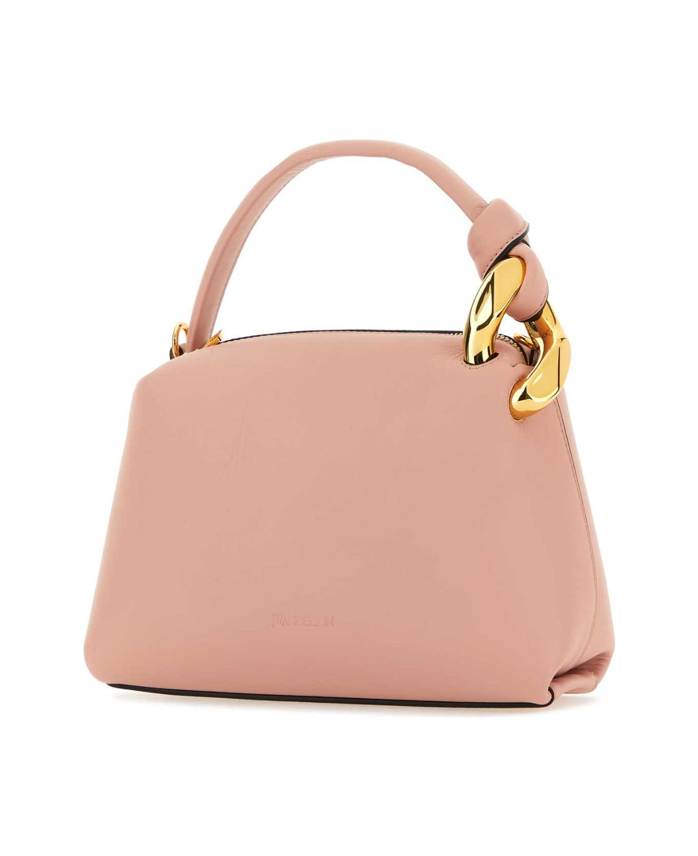 J.W. Anderson Pastel Pink Leather Small Jwa Corner Handbag - DUSTYROSE