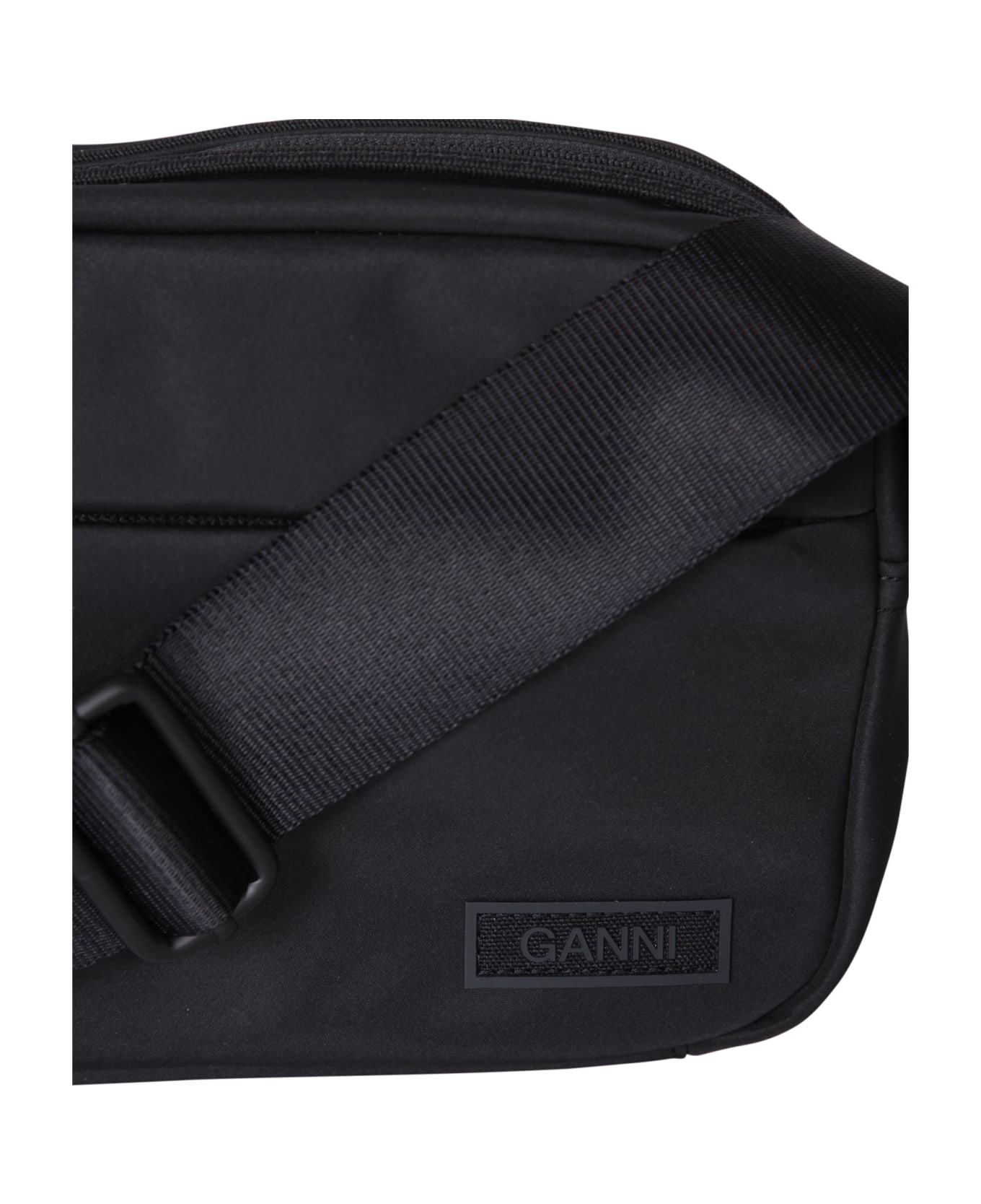 Ganni Mini Festival Bag In Black - Black ベルトバッグ