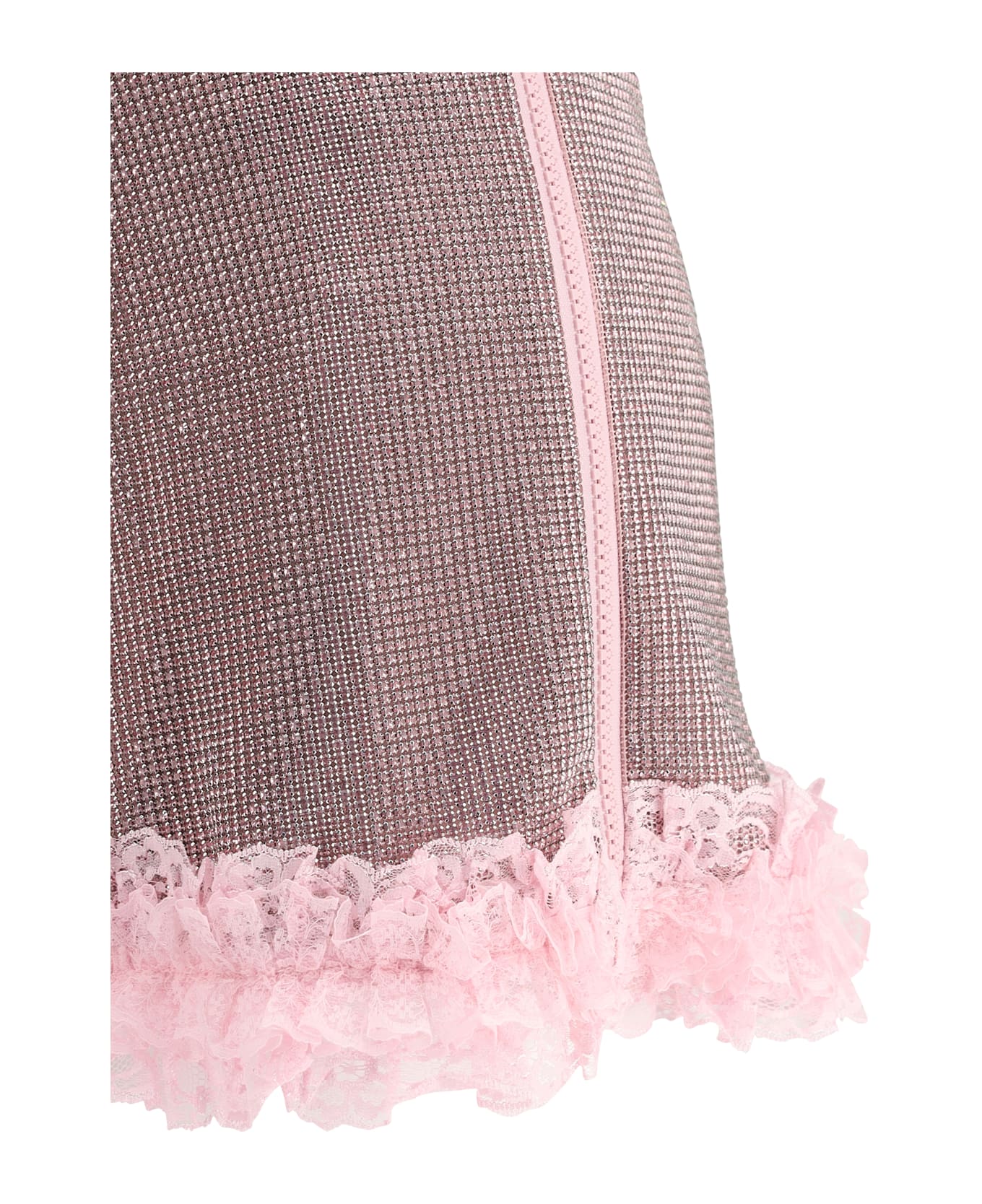 self-portrait Crystal Miniskirt