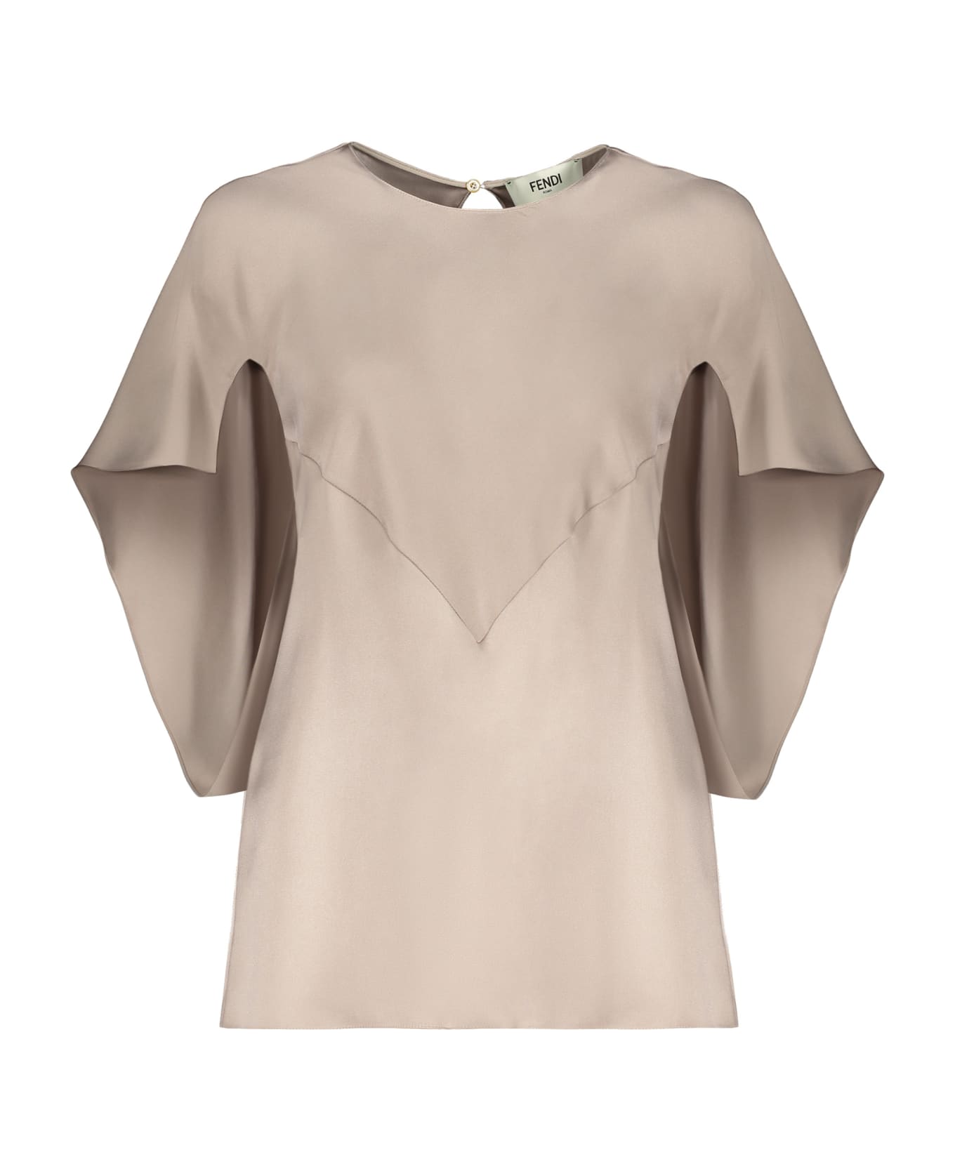 Fendi Silk Blouse - turtledove