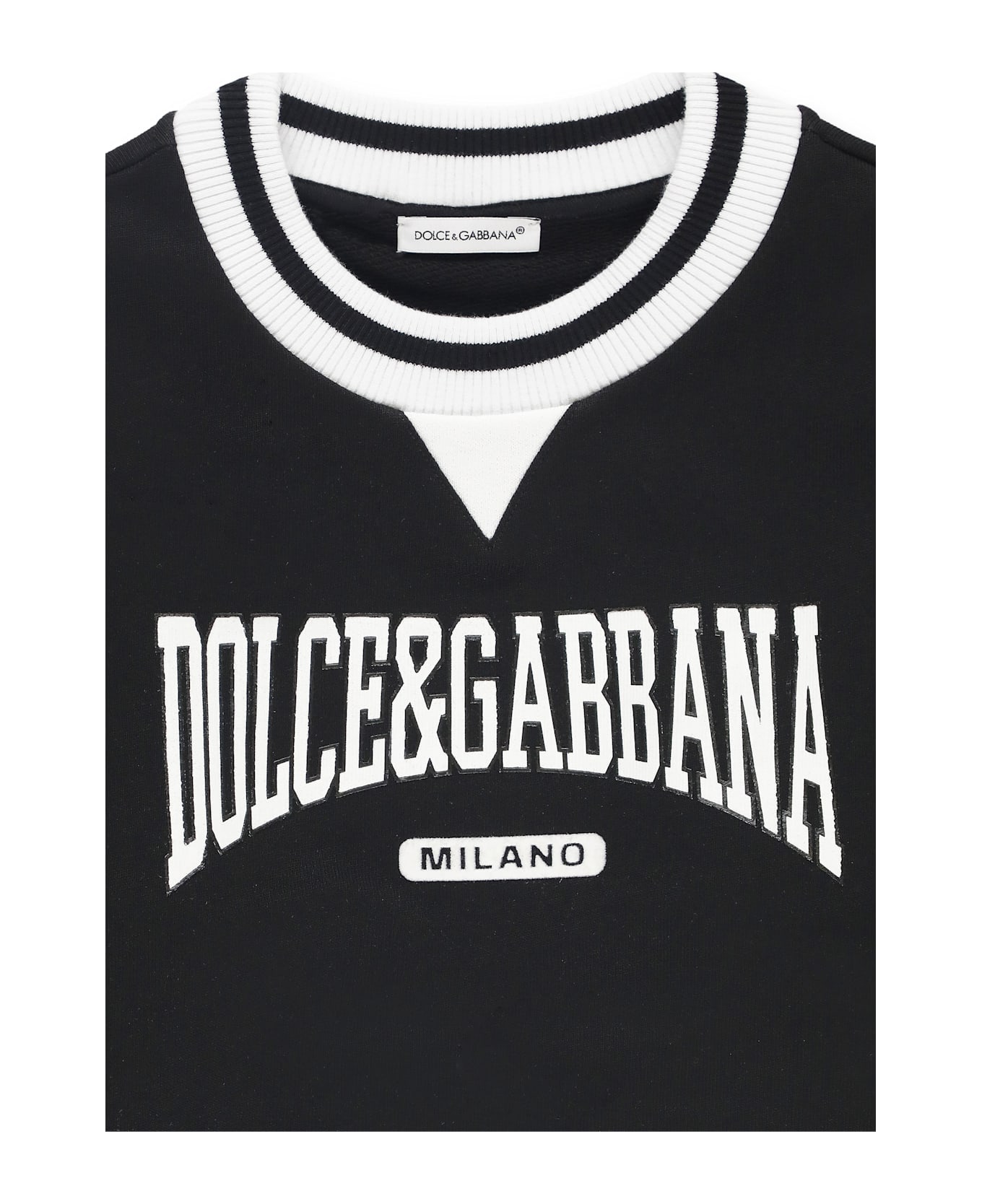 Dolce & Gabbana Cotton Sweatshirt - Nero