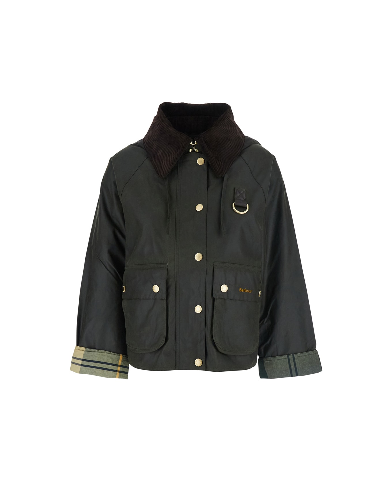 Barbour Reighton Wax Aw25 Wax Cot Outw - Green