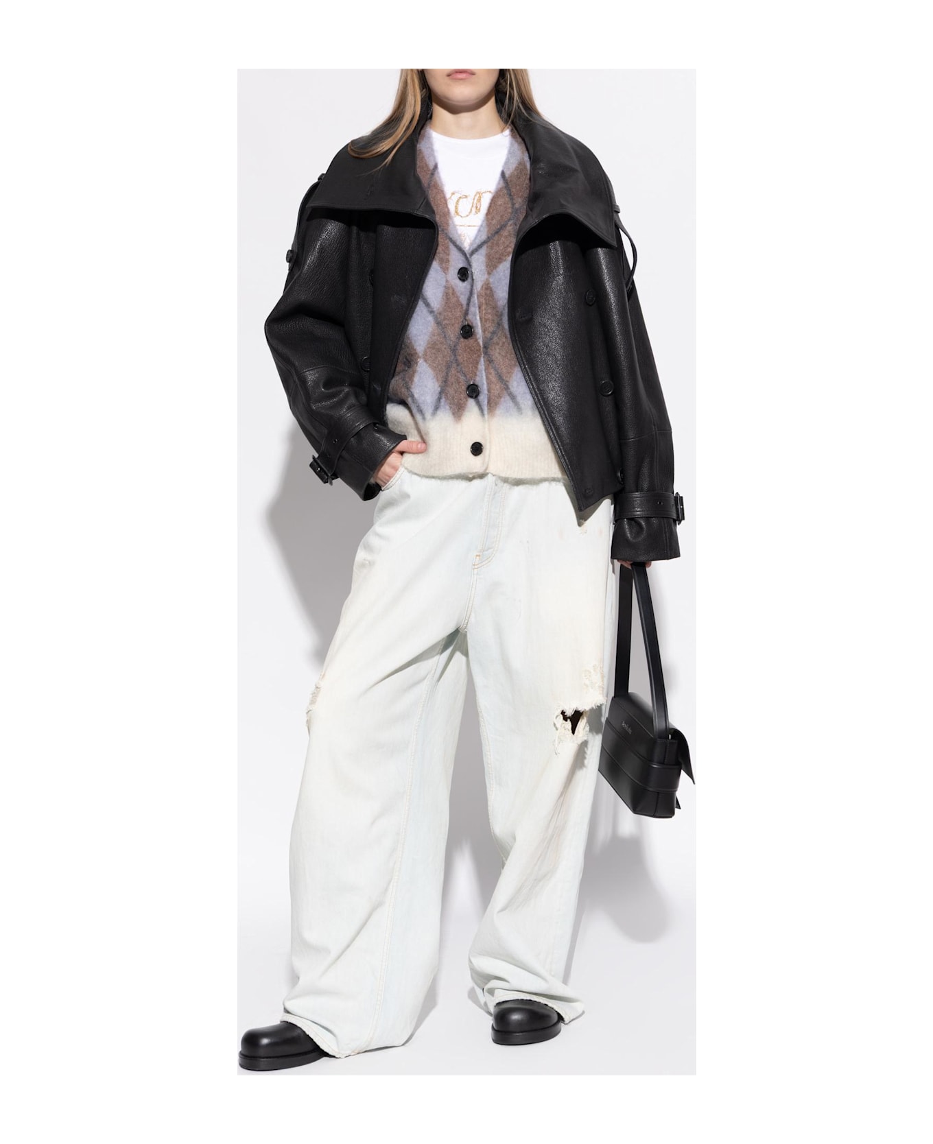 Acne Studios Logo Boots - Black