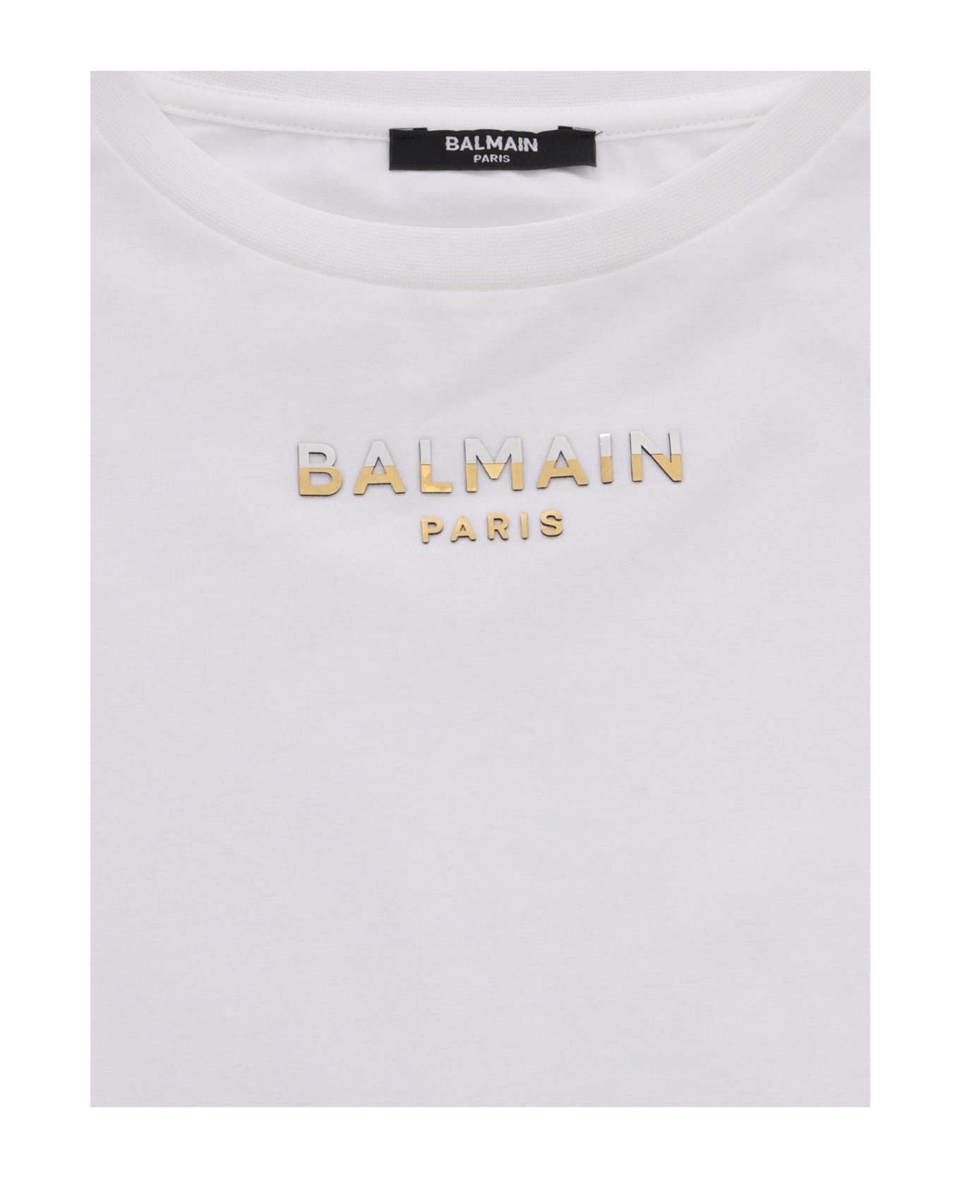 Balmain White T-shirt - WHITE