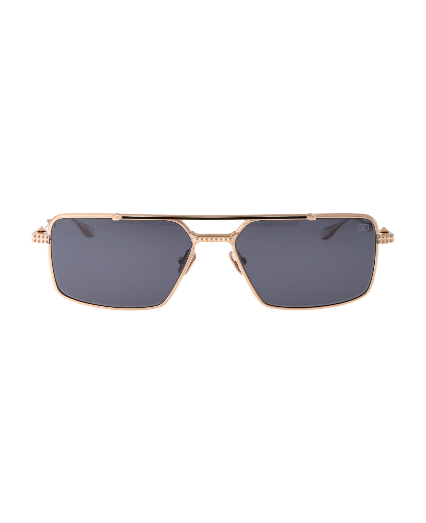 Valentino Eyewear V - Sei Sunglasses - 111A GLD - BLK サングラス