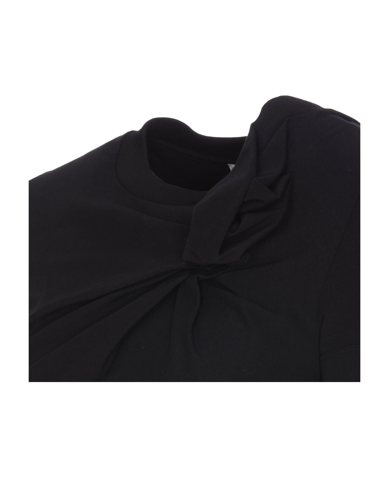 Alexander McQueen 3d Flower T-shirt - Black Tシャツ