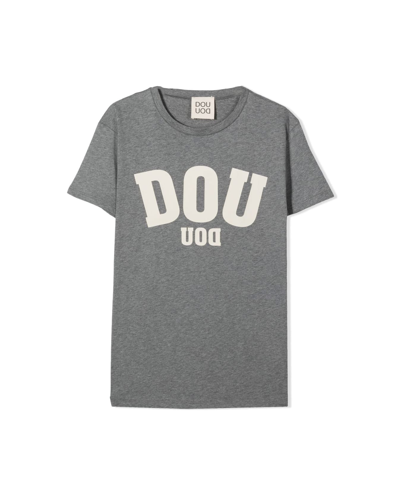 Douuod T-shirt With Print - Gray Tシャツ＆ポロシャツ