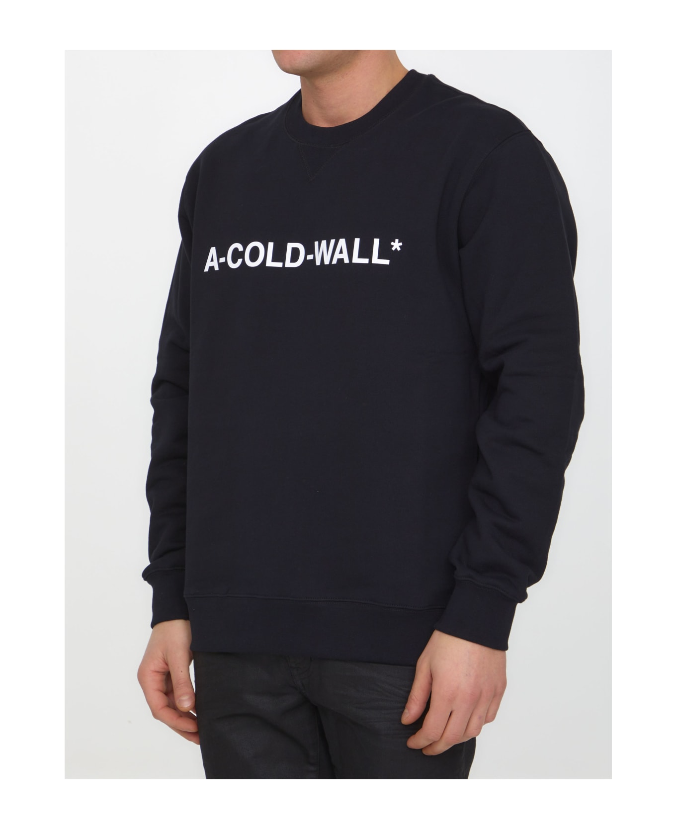 A-COLD-WALL Essential Logo Sweatshirt - BLACK フリース